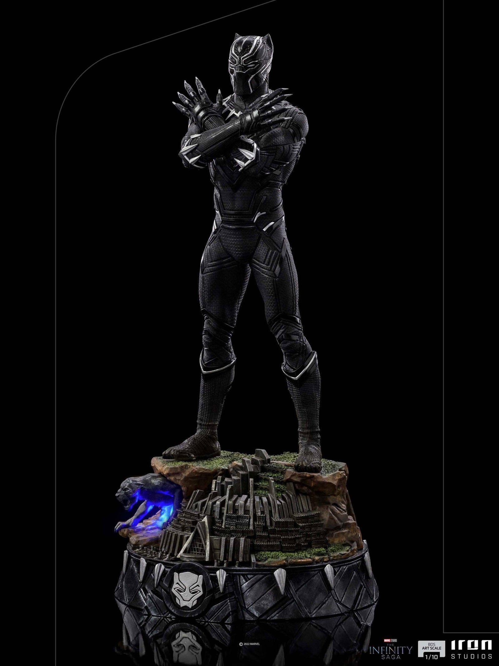 The Infinity Saga Art Scale Statue 1/10 Black Panther Deluxe 25 cm