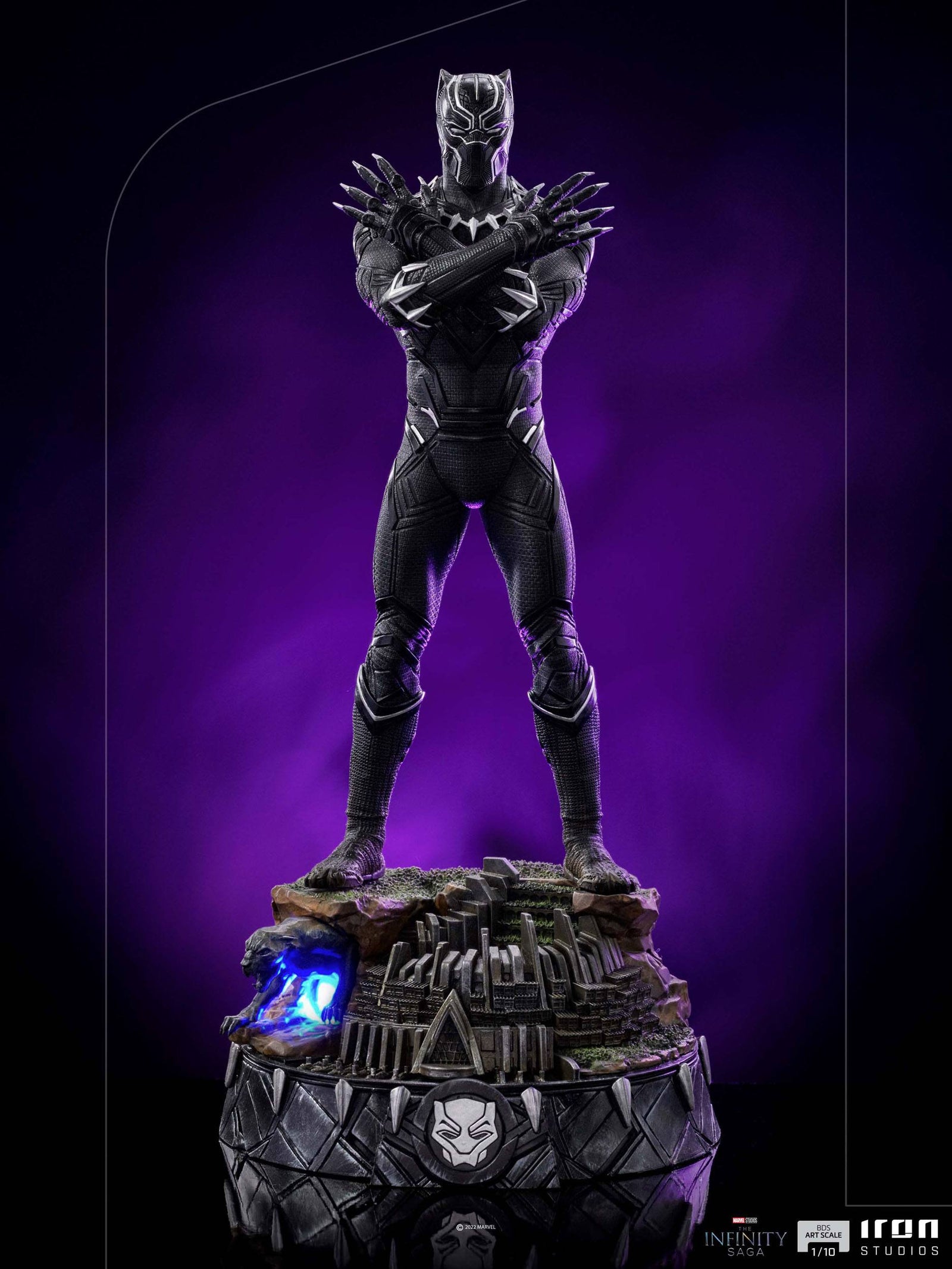 The Infinity Saga Art Scale Statue 1/10 Black Panther Deluxe 25 cm