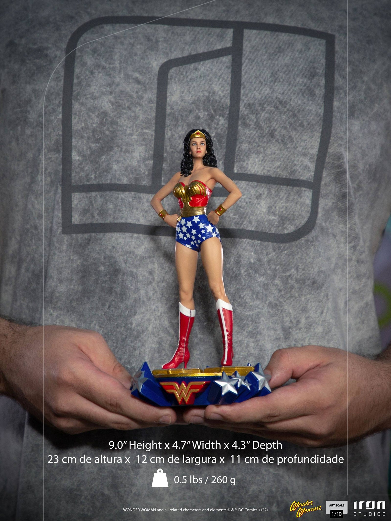 DC Comics Deluxe Art Scale Statue 1/10 Wonder Woman Lynda Carter 23 cm