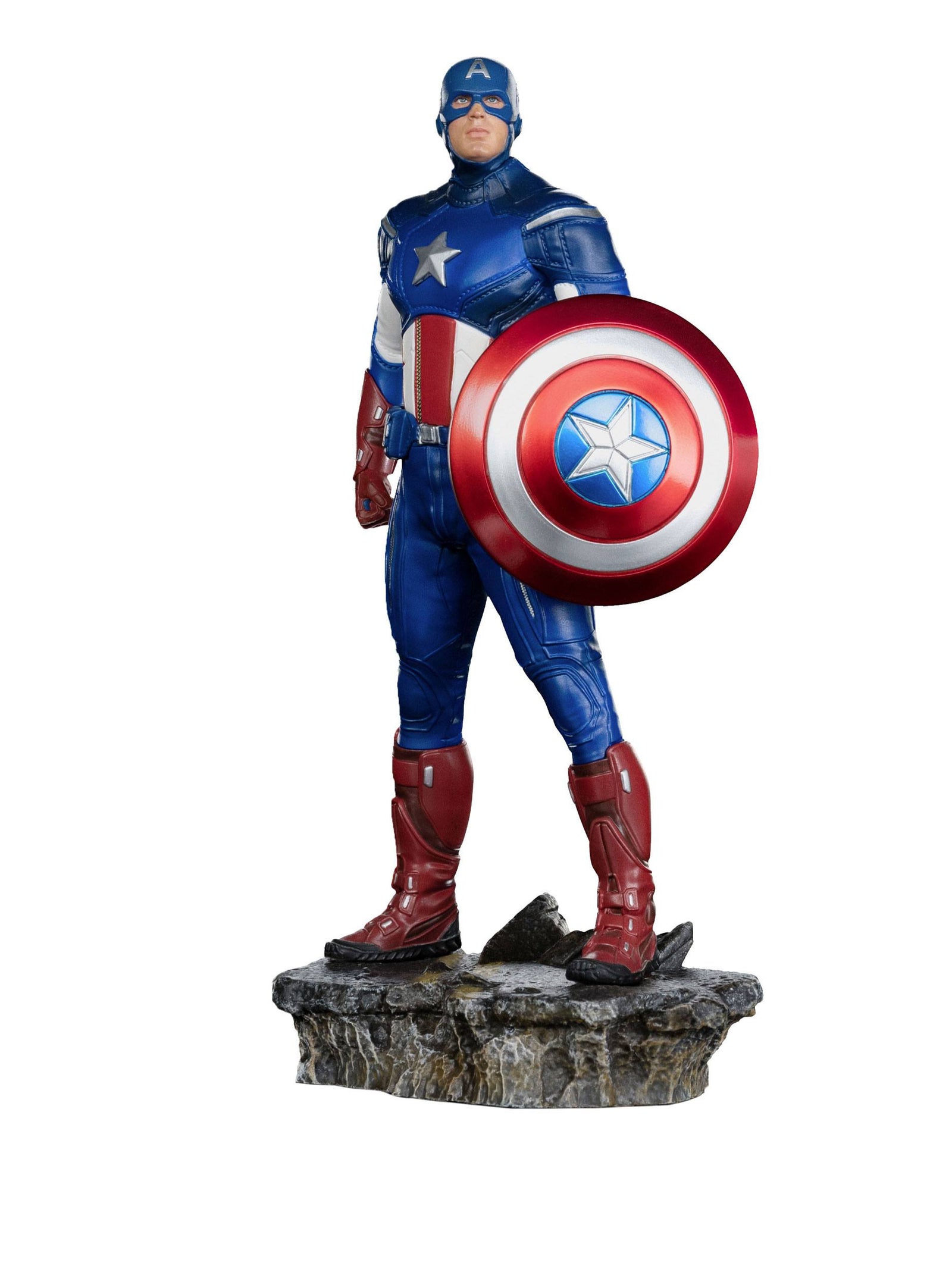 The Infinity Saga BDS Art Scale Statue 1/10 Captain America Battle of NY 23 cm