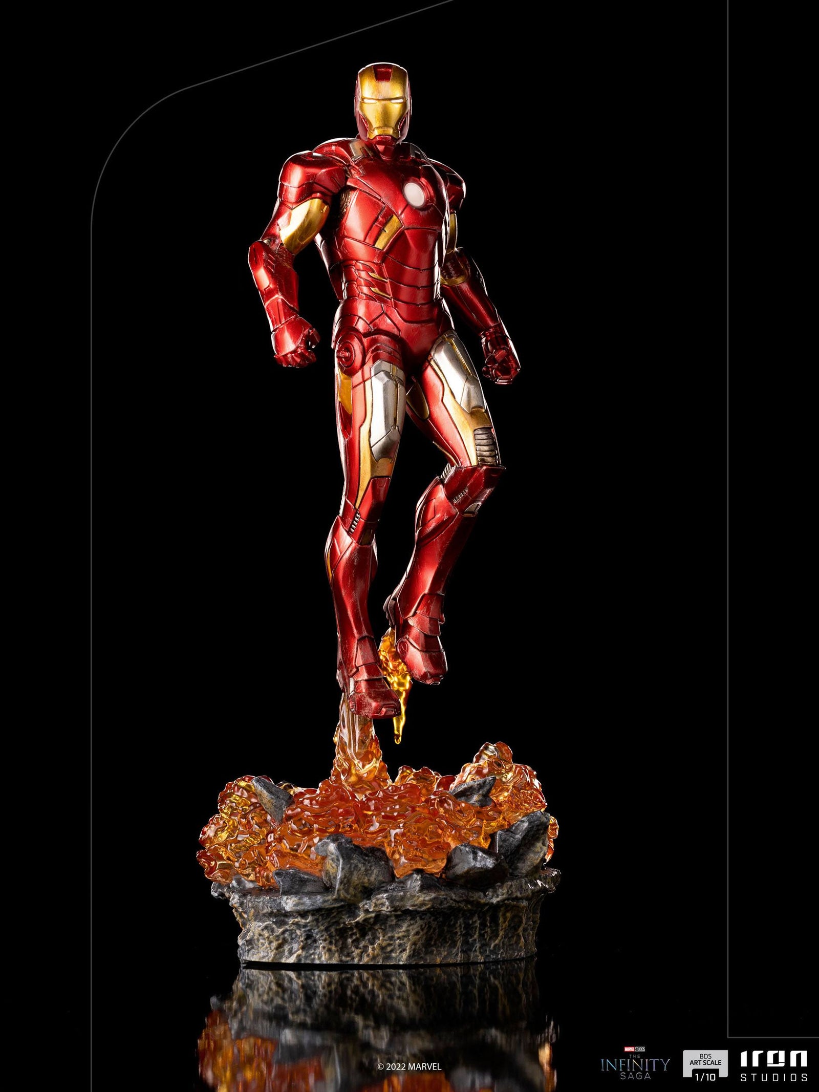 The Infinity Saga BDS Art Scale Statue 1/10 Iron Man Battle of NY 28 cm