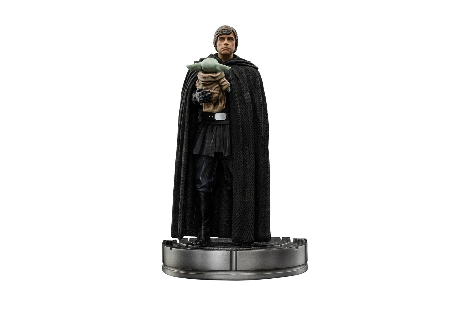 Star Wars The Mandalorian Art Scale Statue 1/10 Luke Skywalker and Grogu 21 cm