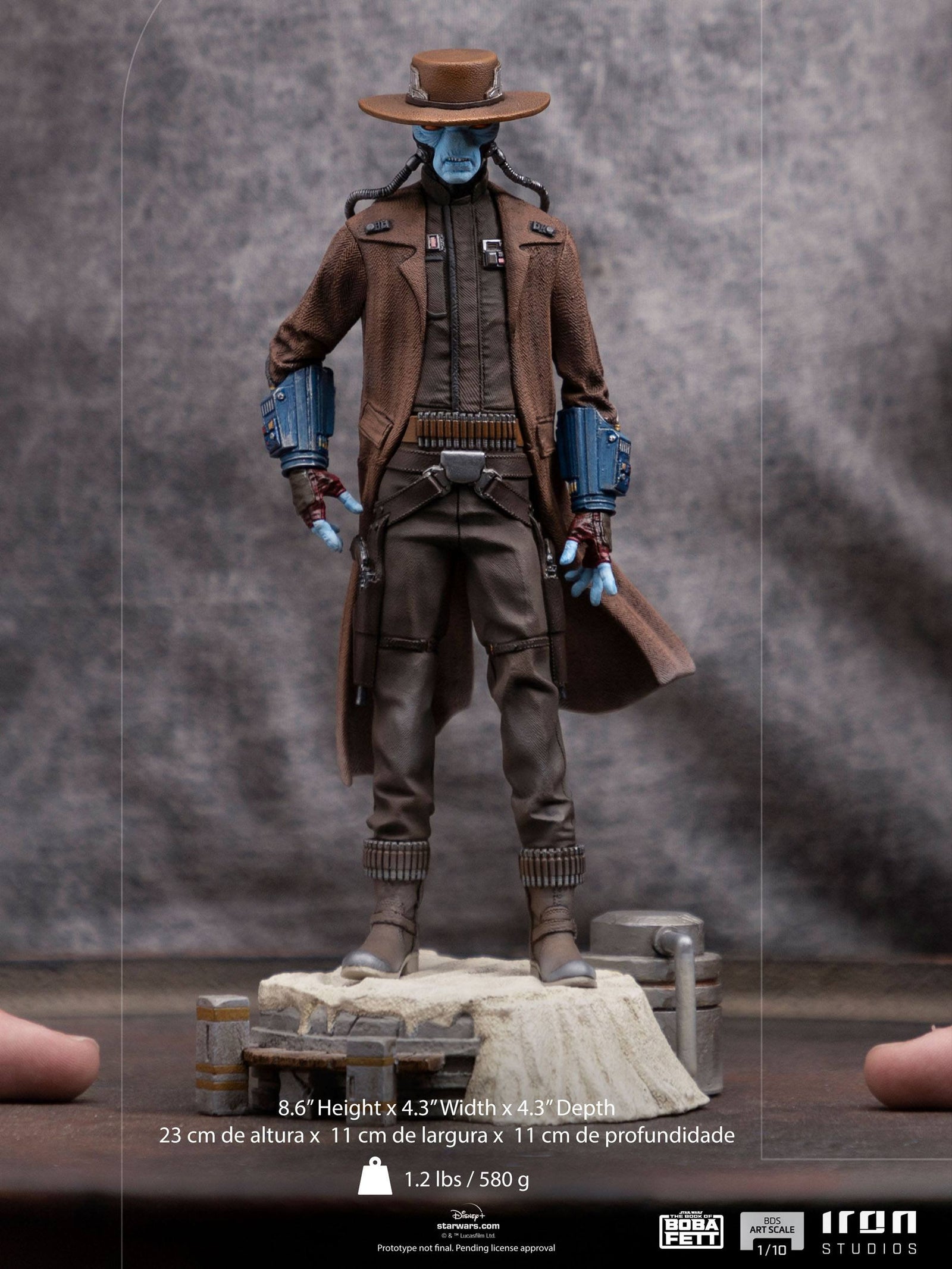 Star Wars Book of Boba Fett BDS Art Scale Statue 1/10 Cad Bane 22 cm