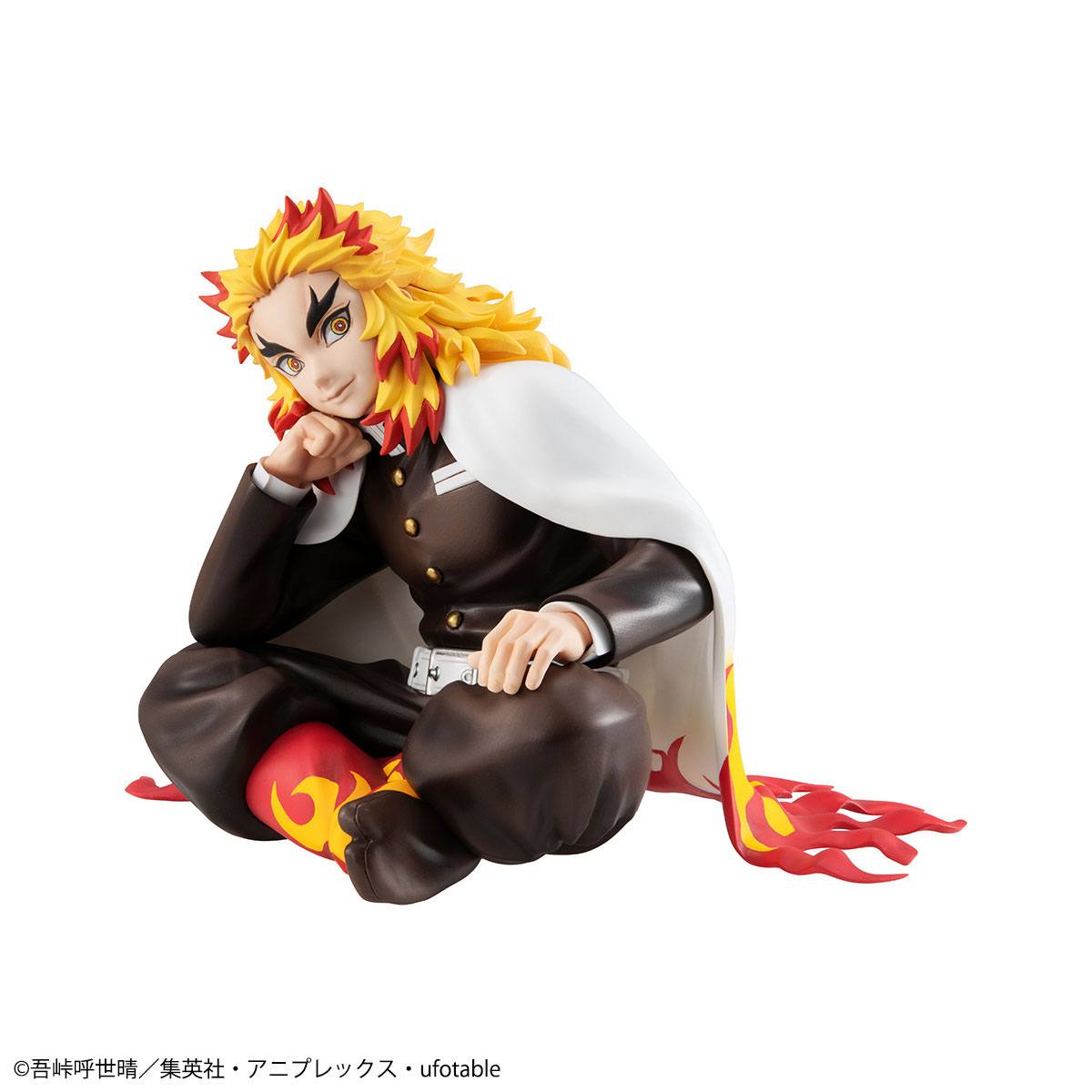 DEMON SLAYER: KIMETSU NO YAIBA G.E.M. PVC Statue Rengoku Palm Size Edition Deluxe 9 cm