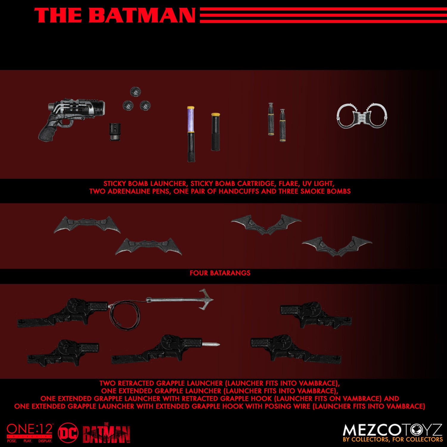 The Batman Action Figure 1/12 The Batman 17 cm