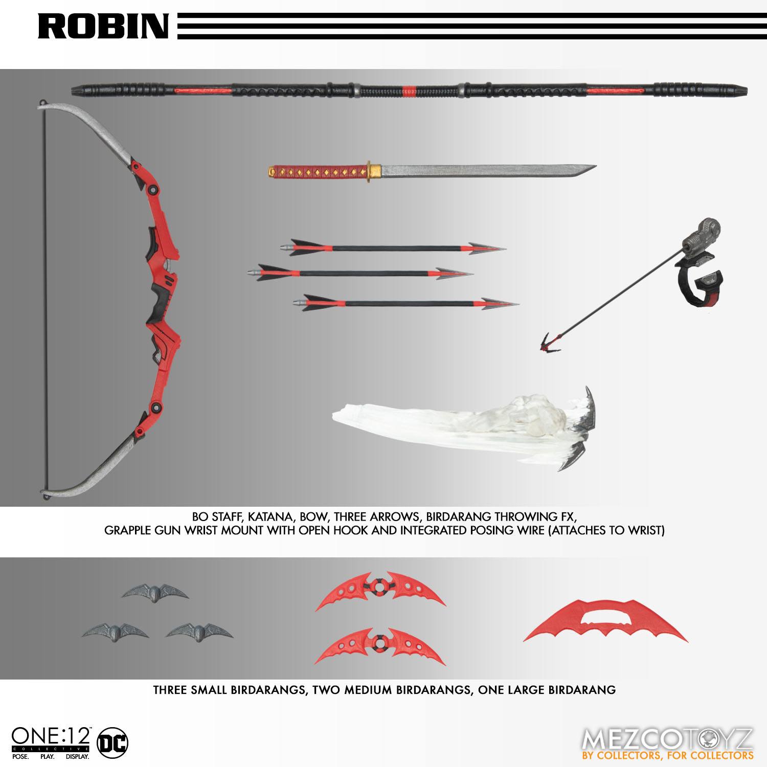 DC Comics Action Figure 1/12 Robin 16 cm