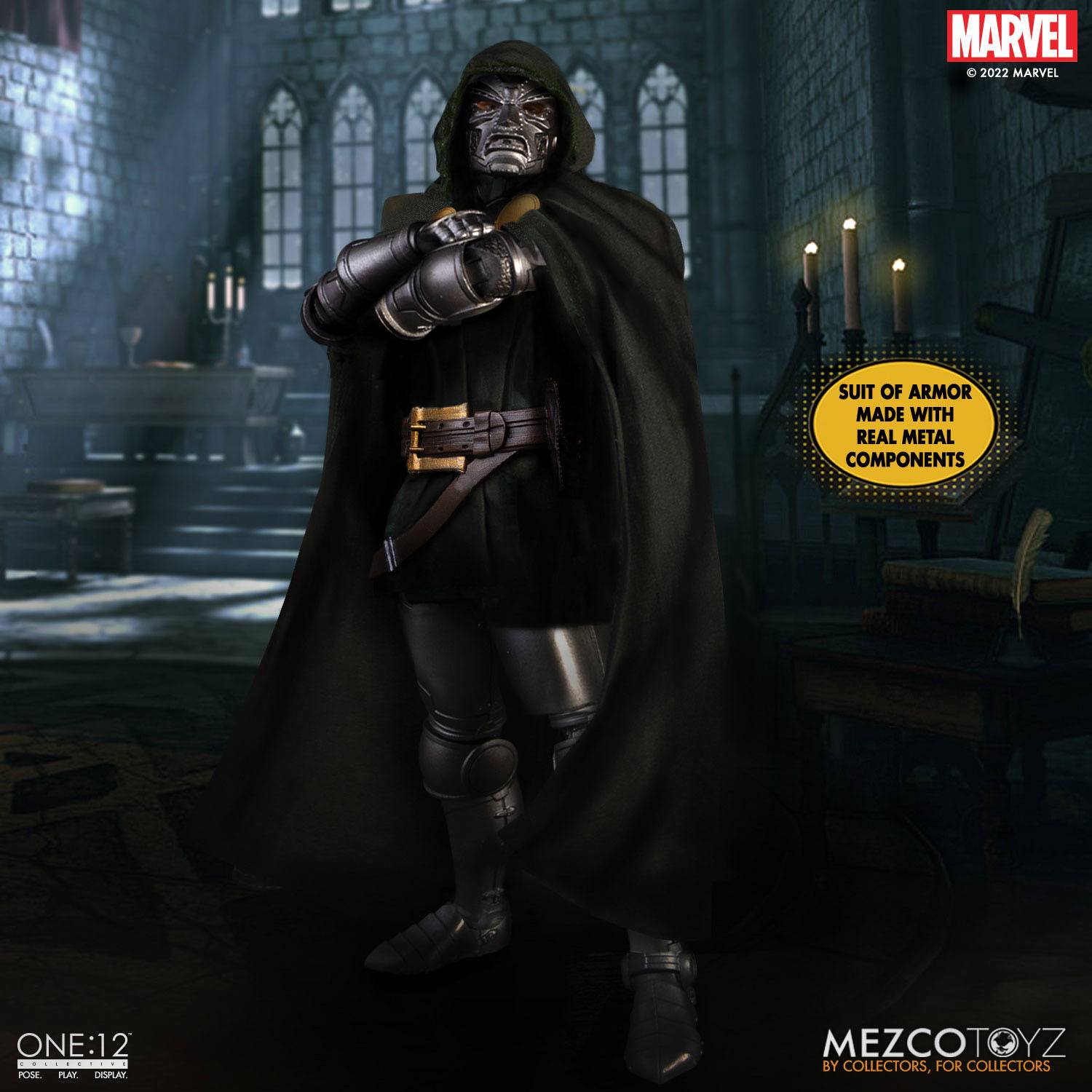 Marvel Action Figure 1/12 Doctor Doom 17 cm
