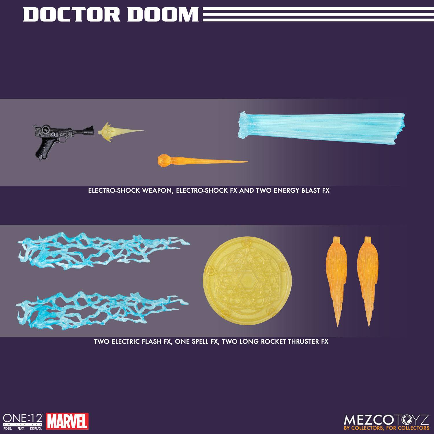 Marvel Action Figure 1/12 Doctor Doom 17 cm