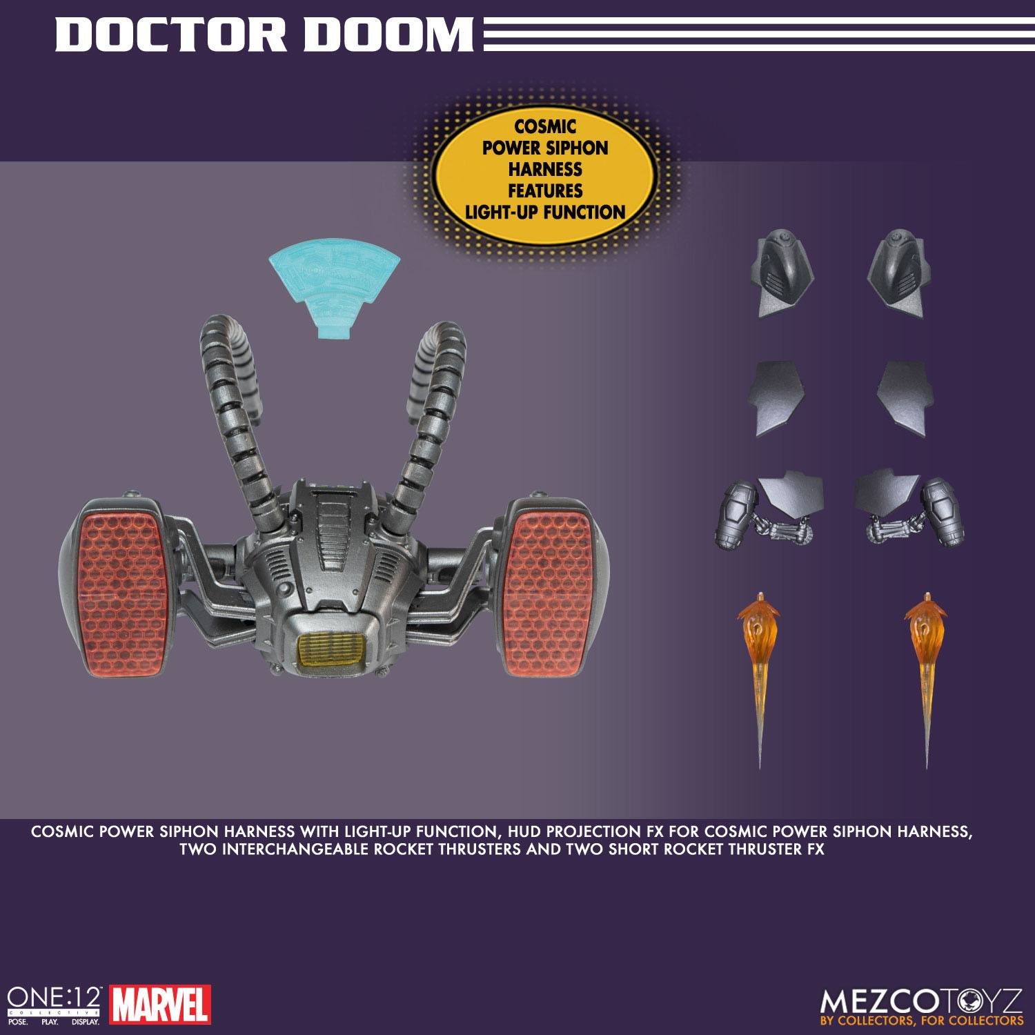 Marvel Action Figure 1/12 Doctor Doom 17 cm