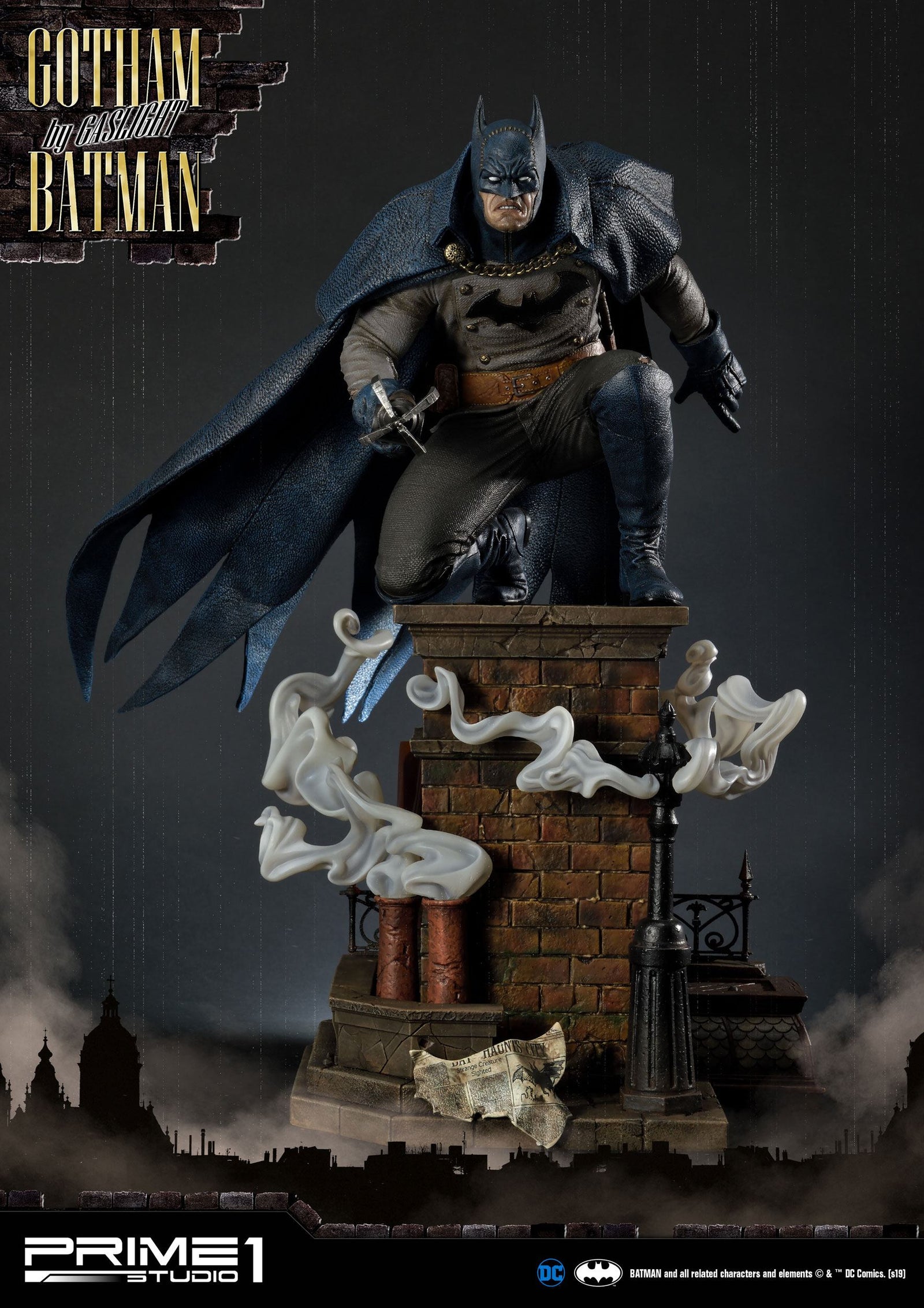 Batman Arkham Origins Statue 1/5 Gotham By Gaslight Batman Blue Version 57 cm