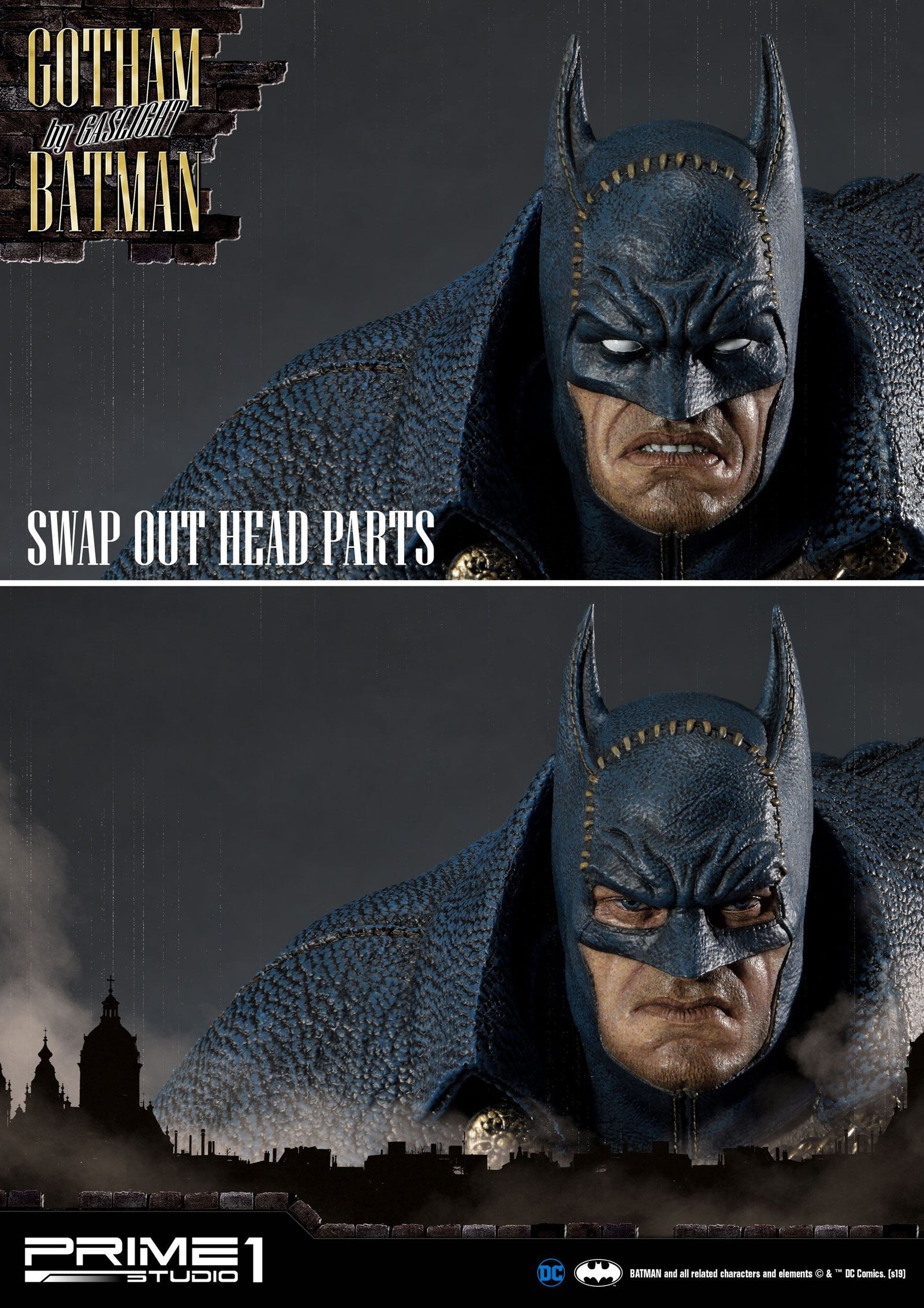 Batman Arkham Origins Statue 1/5 Gotham By Gaslight Batman Blue Version 57 cm