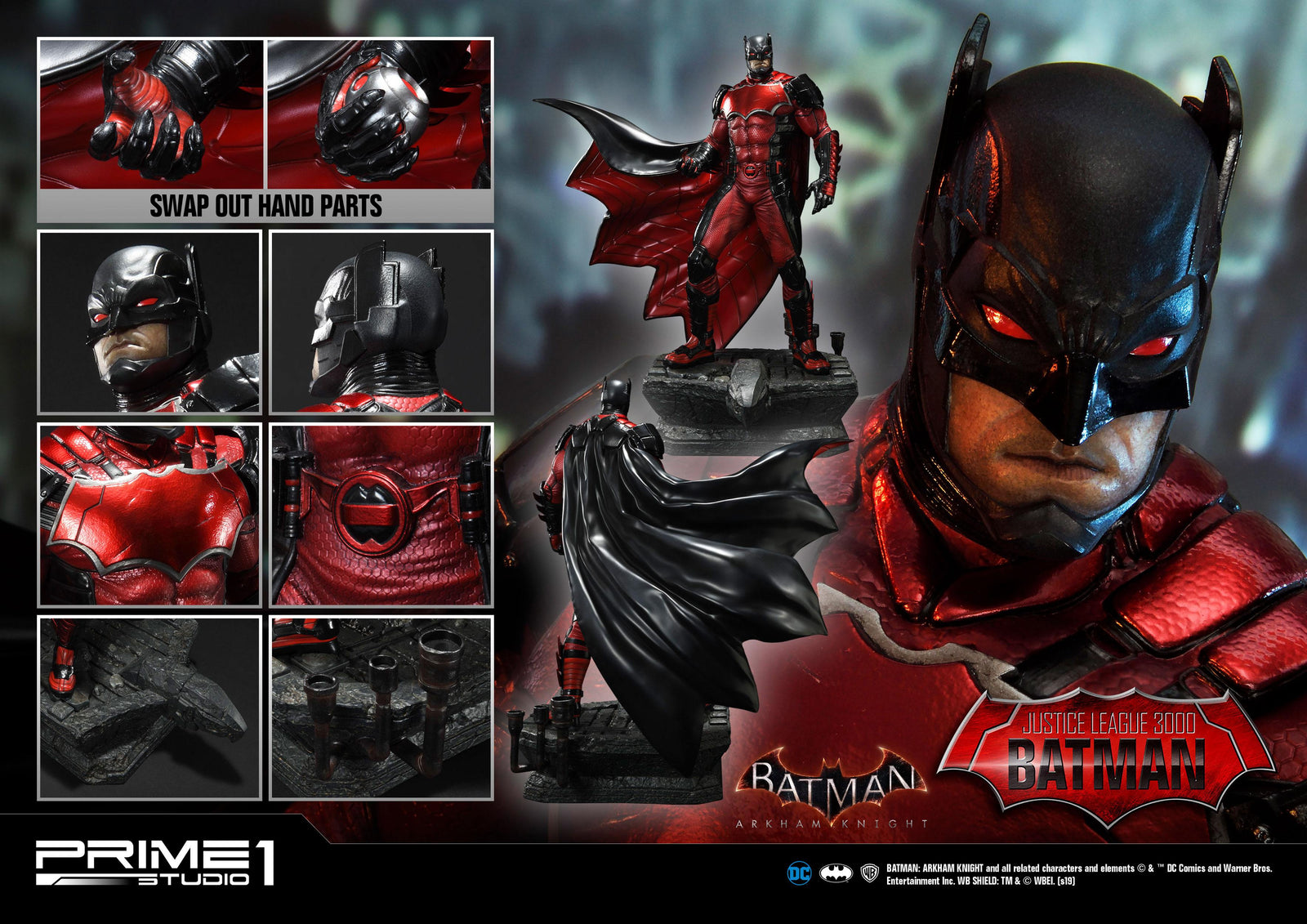 Batman Arkham Knight Statue 1/5 Justice League 3000 Batman 49 cm