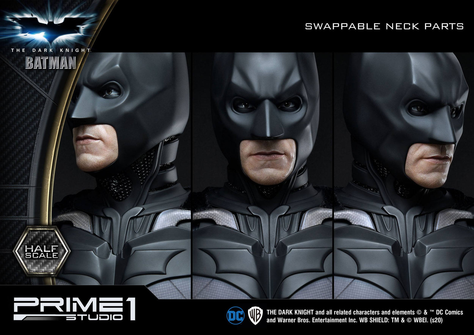 The Dark Knight 1/2 Statue Batman 104 cm