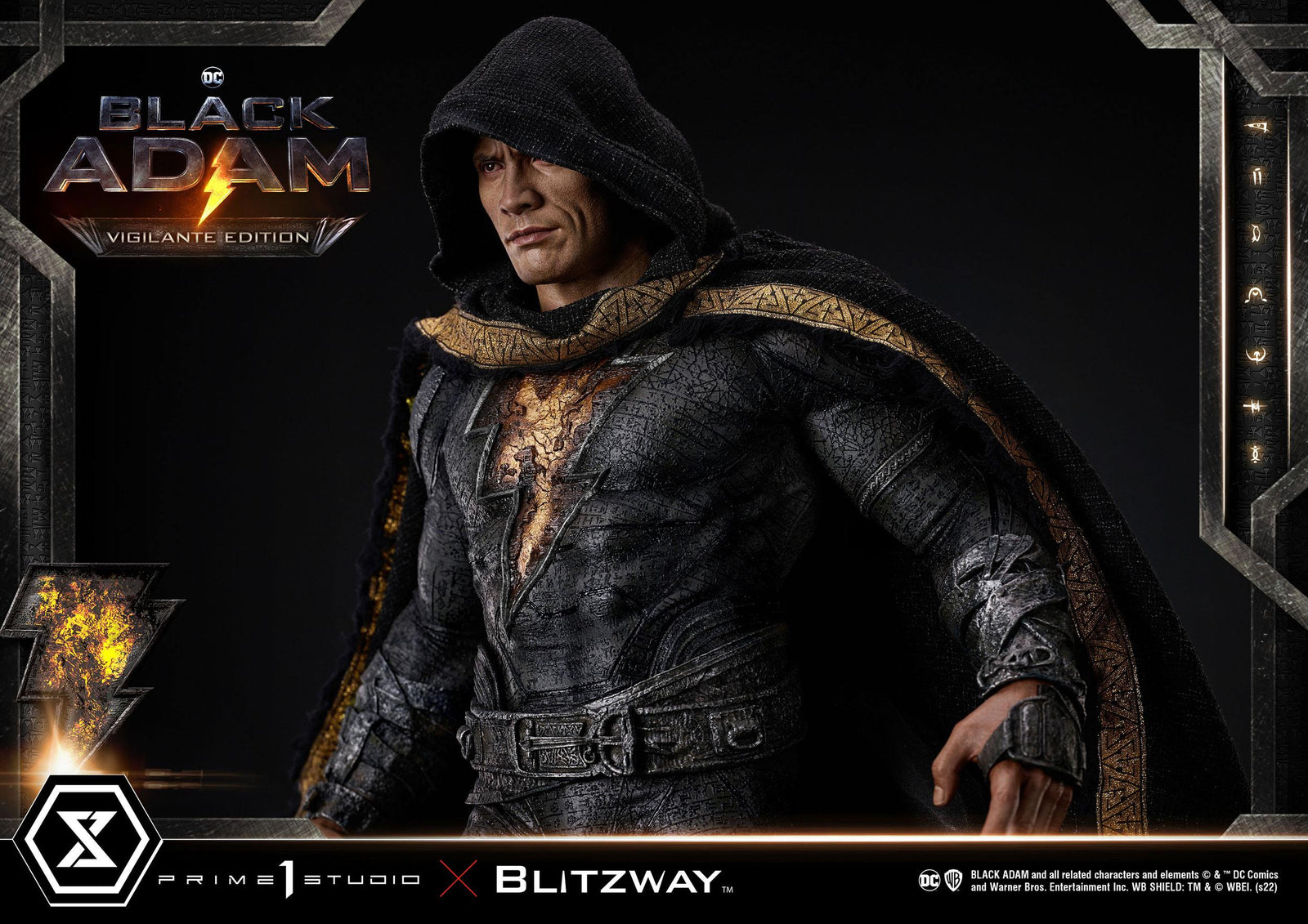 Black Adam Museum Masterline Statue 1/3 Black Adam Vigilante Edition 96 cm