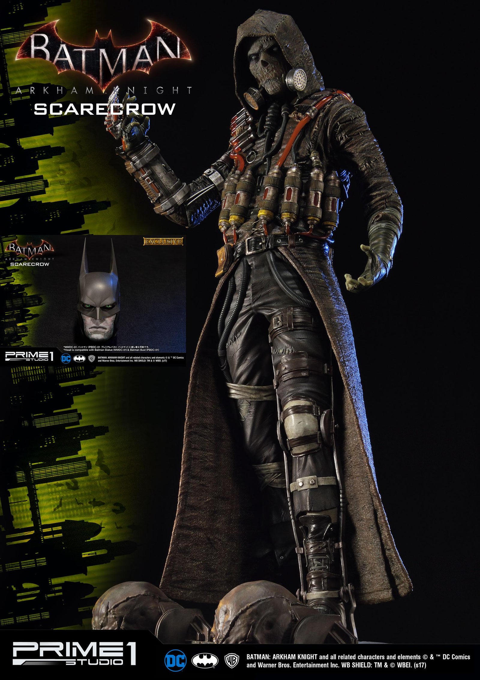 Batman Arkham Knight Statues Scarecrow & Scarecrow Exclusive 81 cm