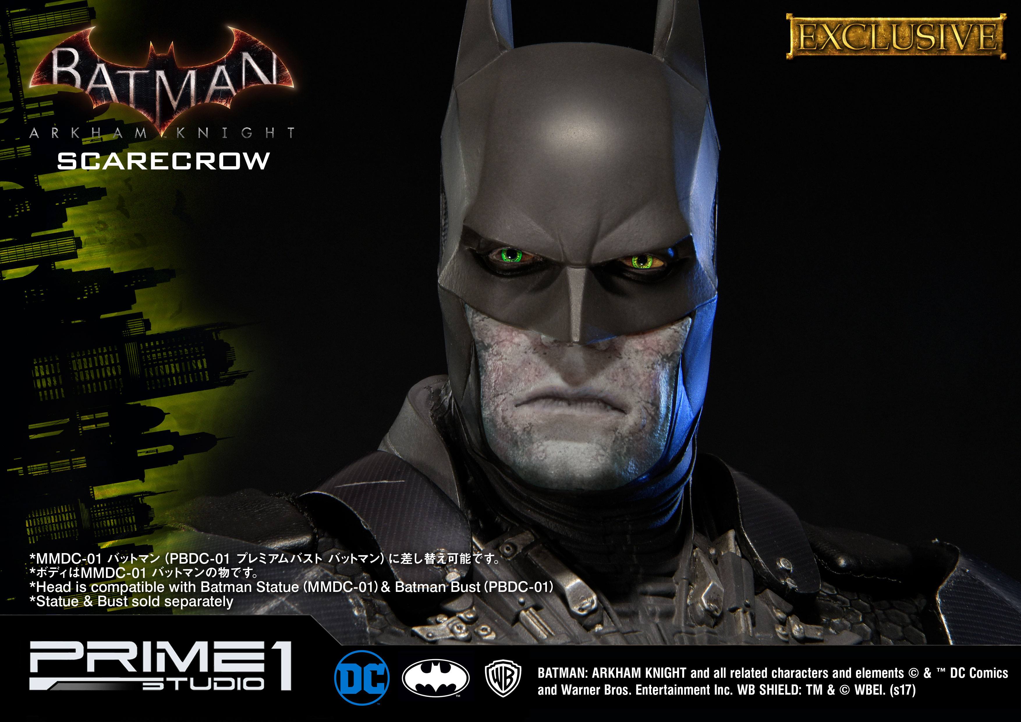 Batman Arkham Knight Statues Scarecrow & Scarecrow Exclusive 81 cm