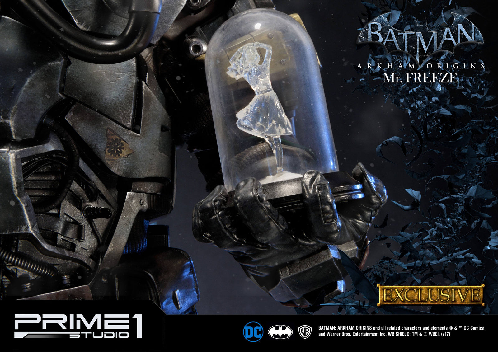 Batman Arkham Origins Statue Mr. Freeze & Mr. Freeze Exclusive 89 cm