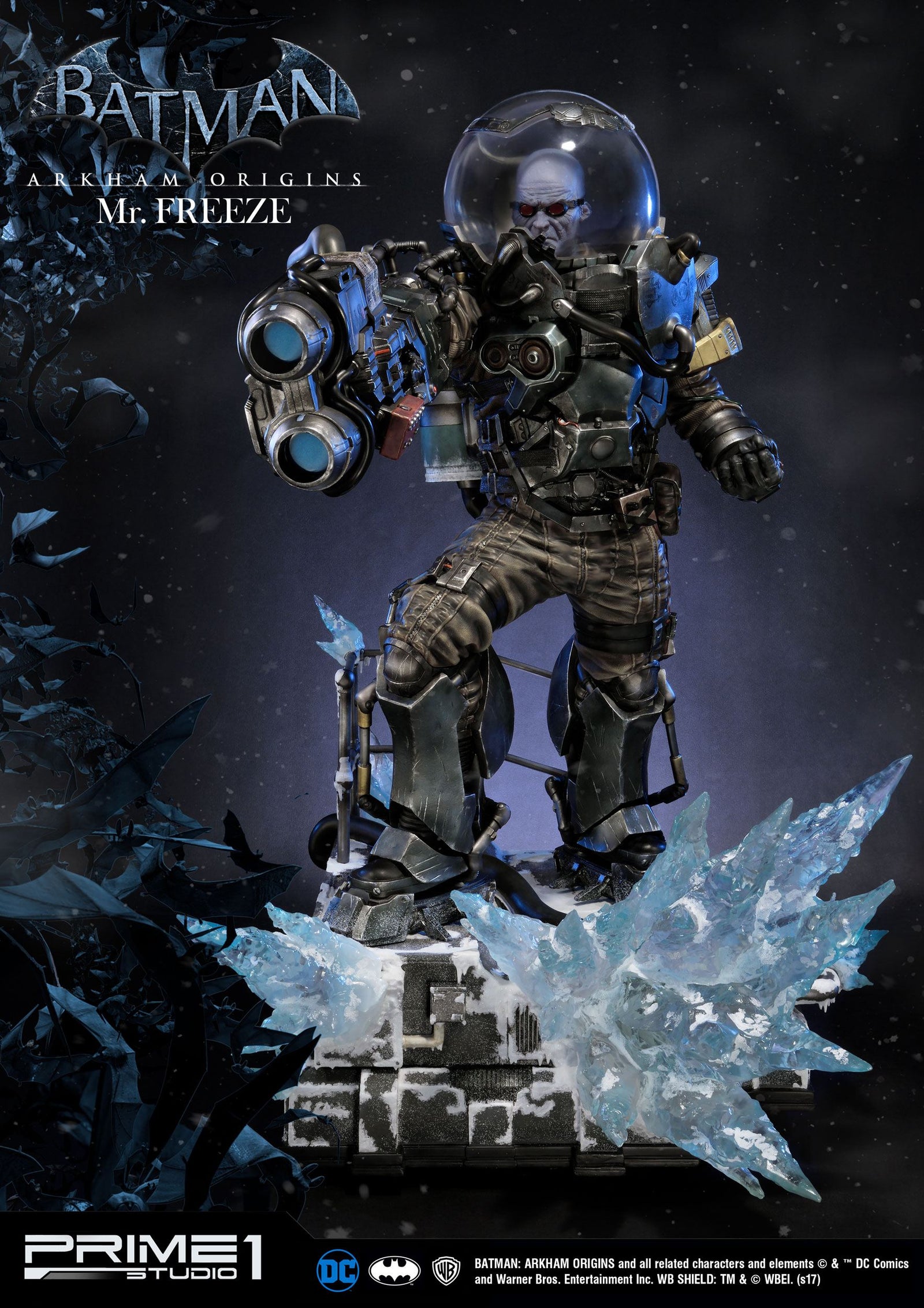 Batman Arkham Origins Statue Mr. Freeze & Mr. Freeze Exclusive 89 cm
