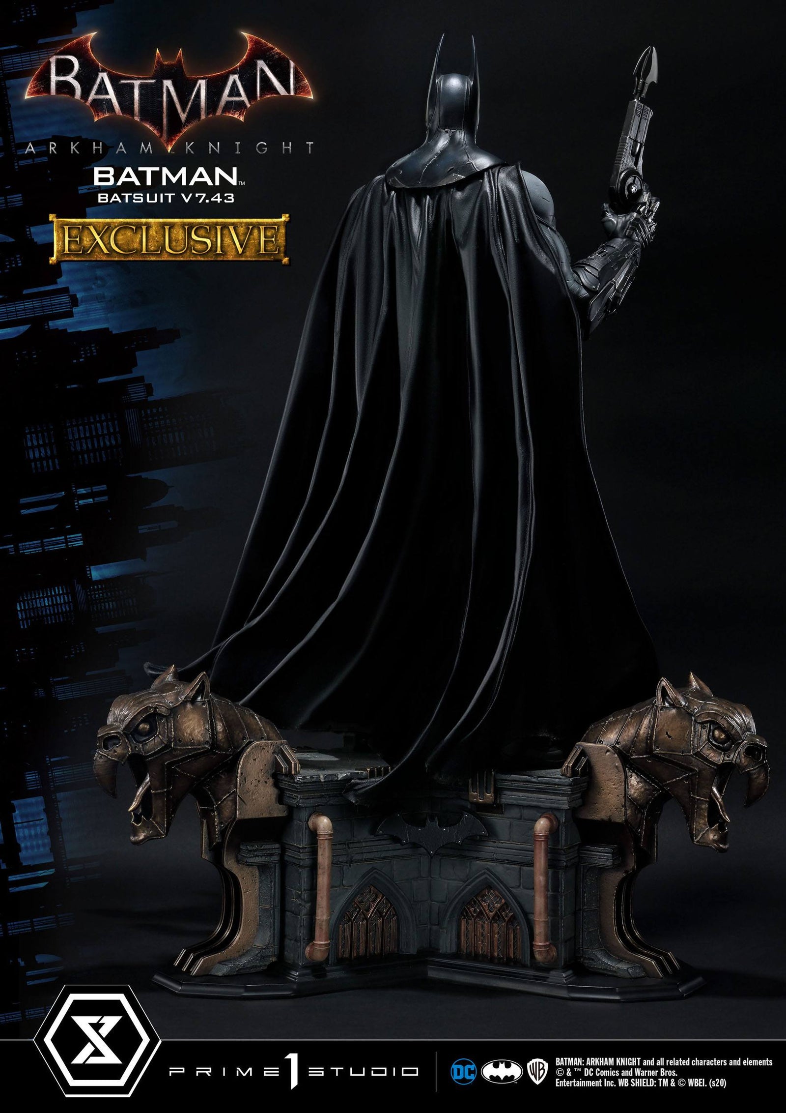 Batman Arkham Knight Statues 1/3 Batman Batsuit v7.43 Regular & Exclusive 86 cm Assortment