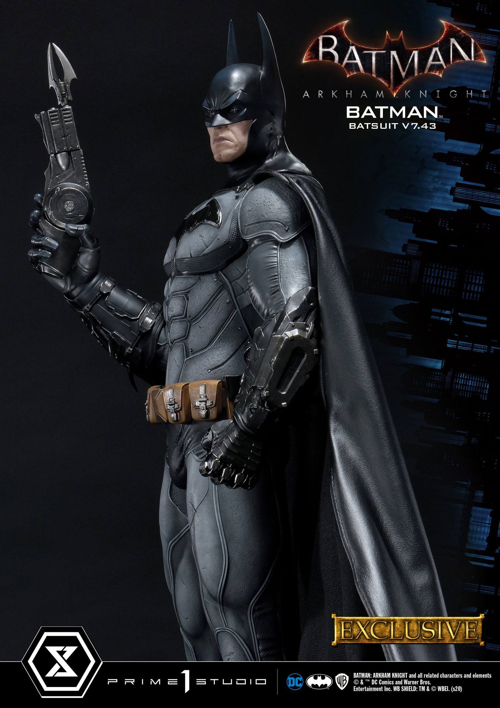 Batman Arkham Knight Statues 1/3 Batman Batsuit v7.43 Regular & Exclusive 86 cm Assortment