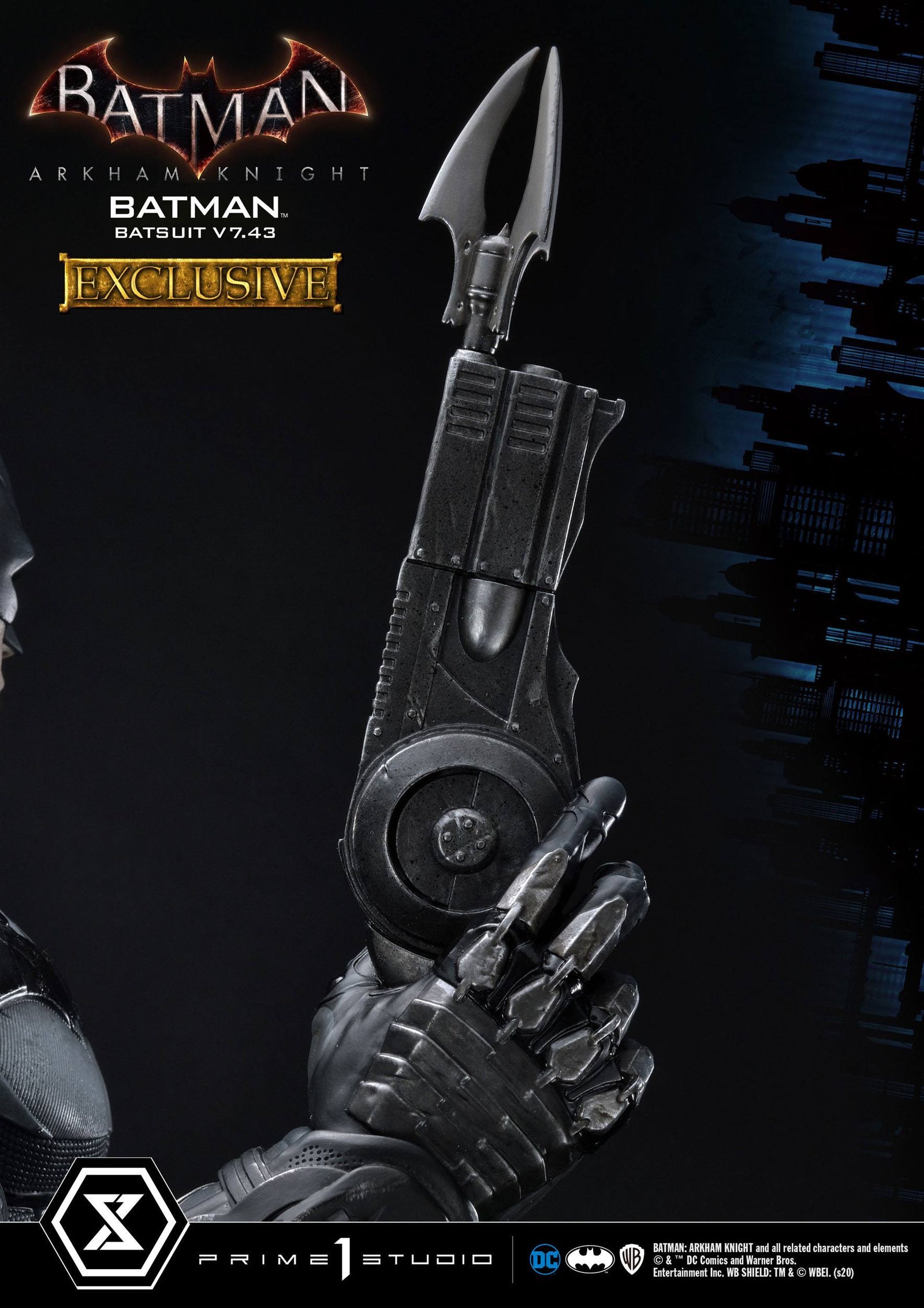 Batman Arkham Knight Statues 1/3 Batman Batsuit v7.43 Regular & Exclusive 86 cm Assortment