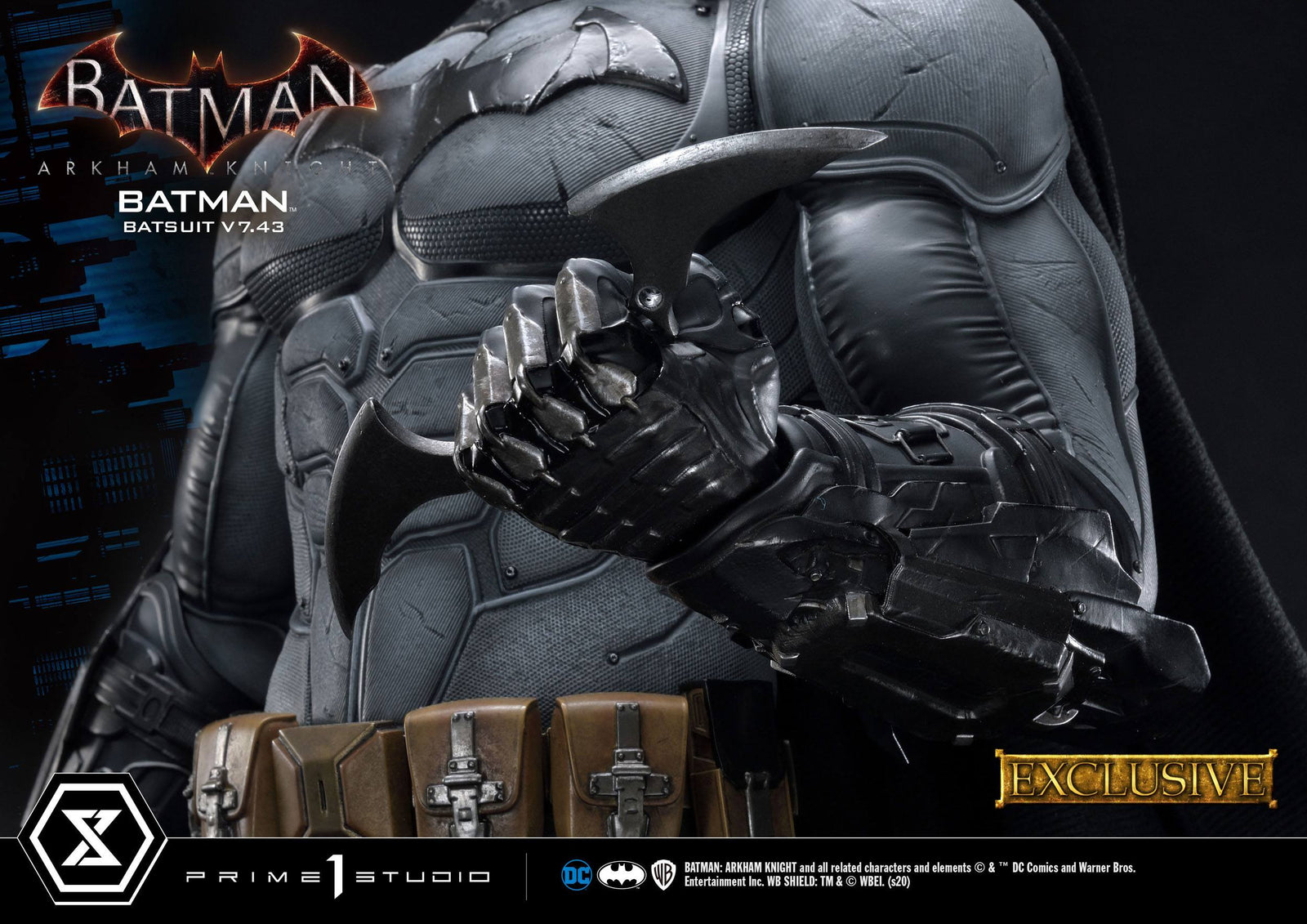 Batman Arkham Knight Statues 1/3 Batman Batsuit v7.43 Regular & Exclusive 86 cm Assortment