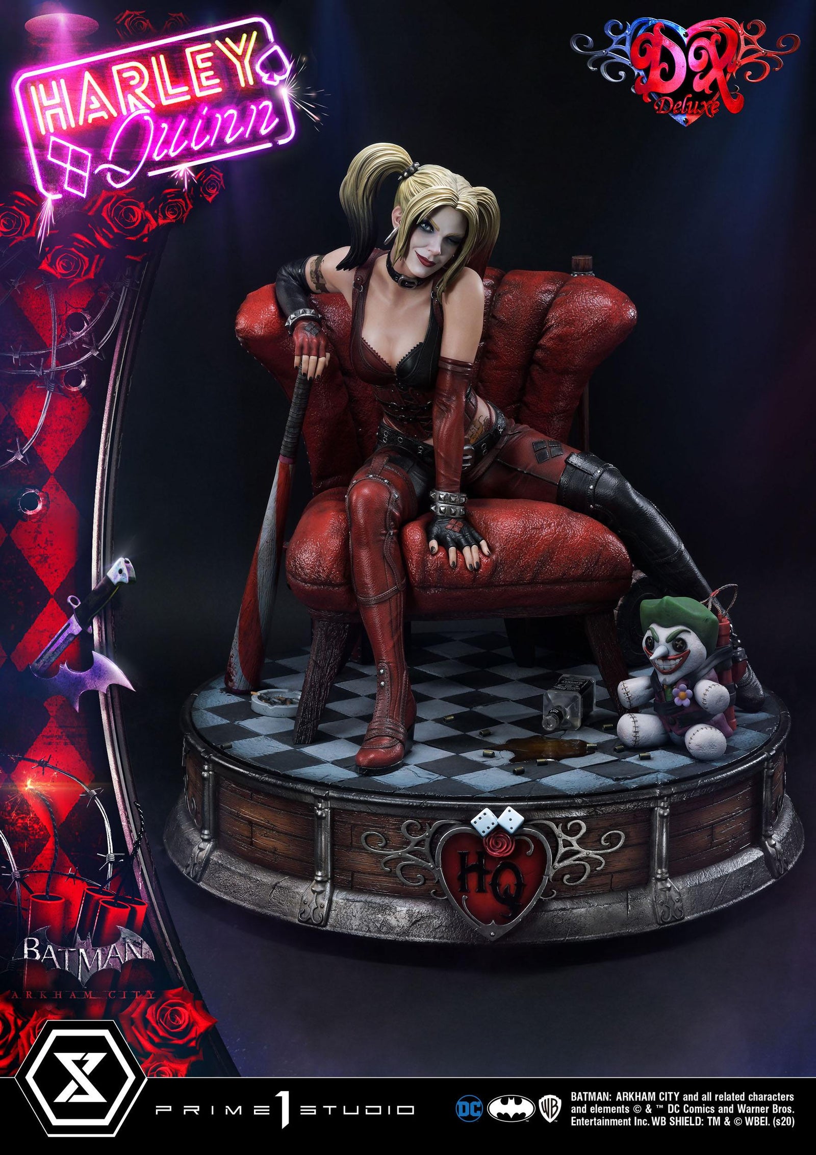 Batman Arkham City Statue 1/3 Harley Quinn Deluxe Bonus Version 58 cm