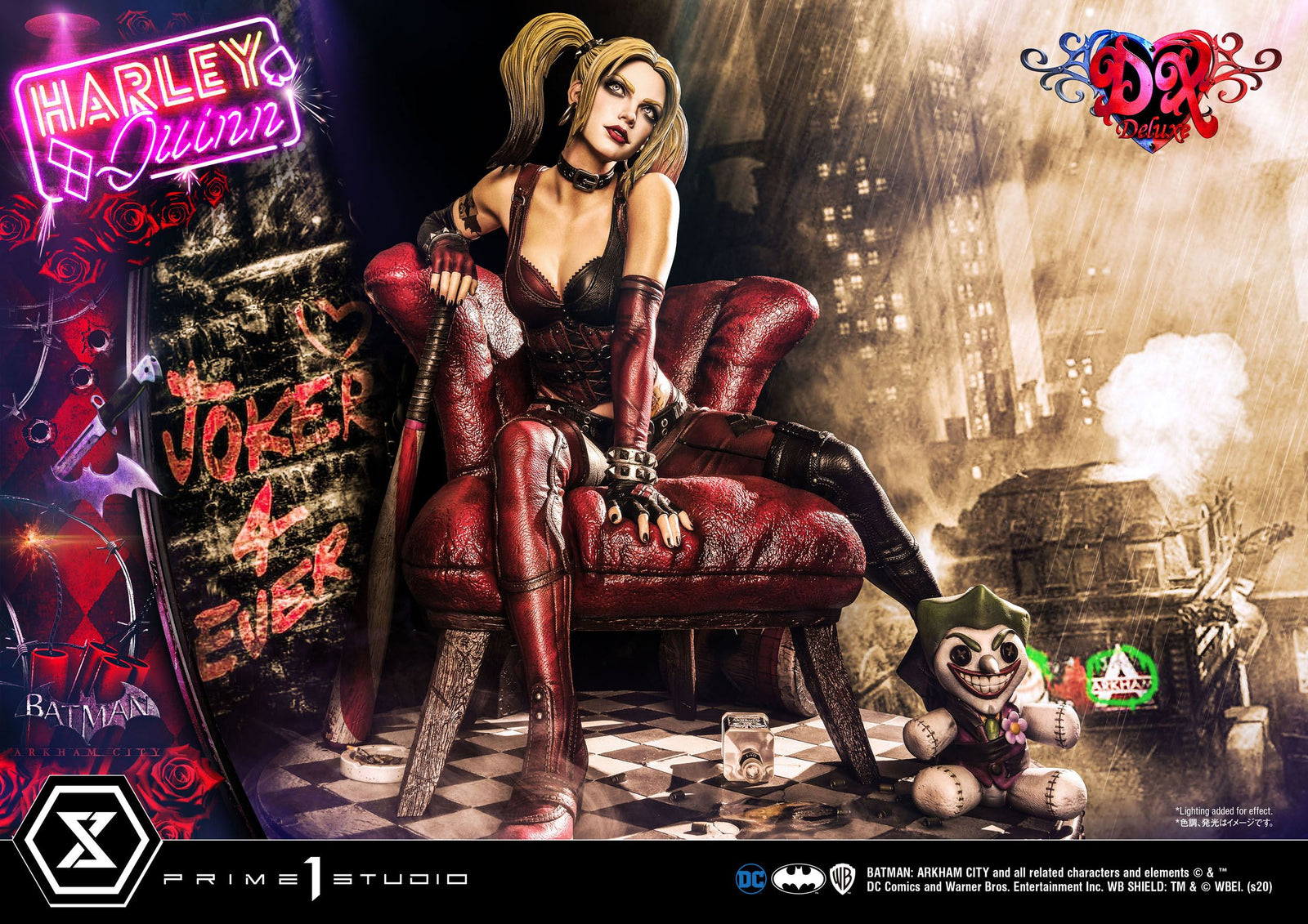 Batman Arkham City Statue 1/3 Harley Quinn Deluxe Bonus Version 58 cm