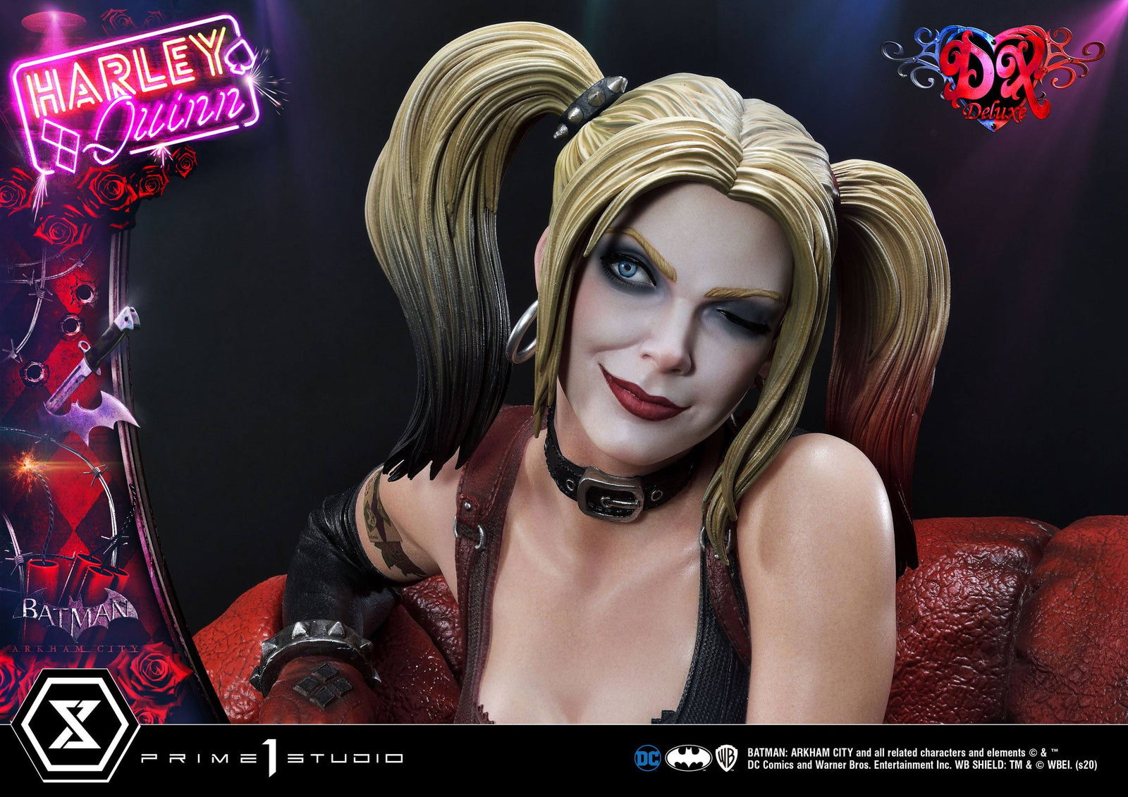 Batman Arkham City Statue 1/3 Harley Quinn Deluxe Bonus Version 58 cm