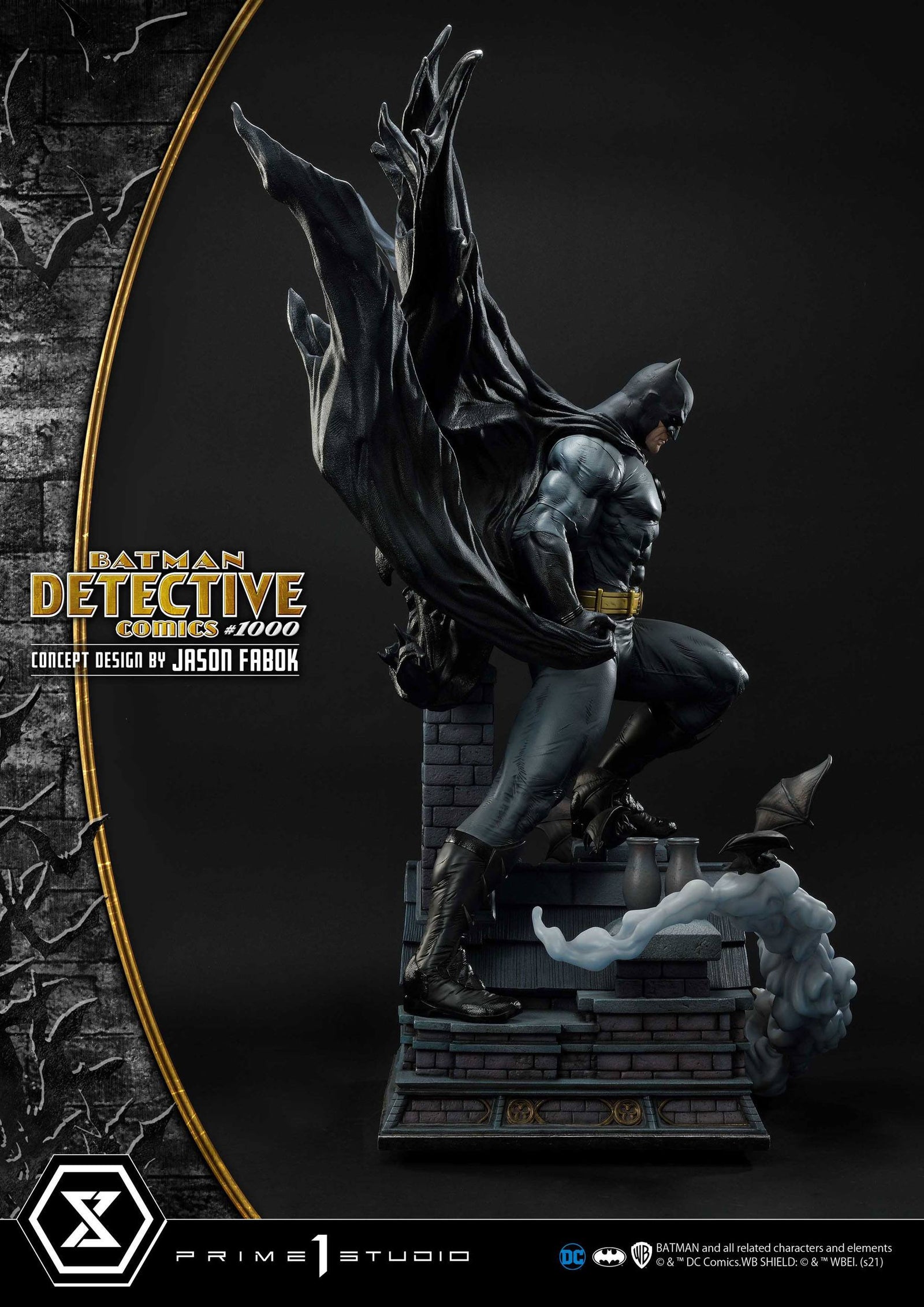DC Comics Statue Batman Detective Comics #1000 Concept Design by Jason Fabok 105 cm