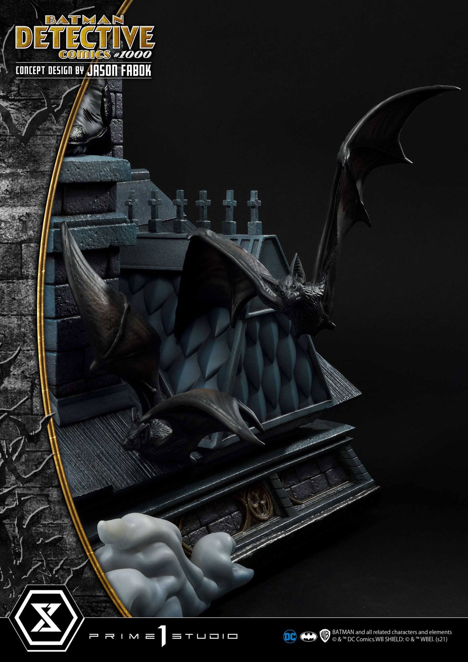 DC Comics Statue Batman Detective Comics #1000 Concept Design by Jason Fabok 105 cm