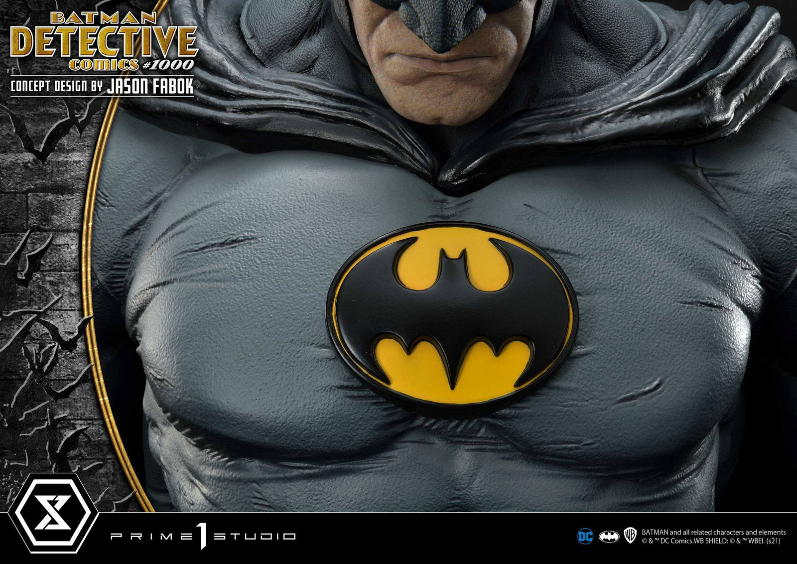 DC Comics Statue Batman Detective Comics #1000 Concept Design by Jason Fabok 105 cm