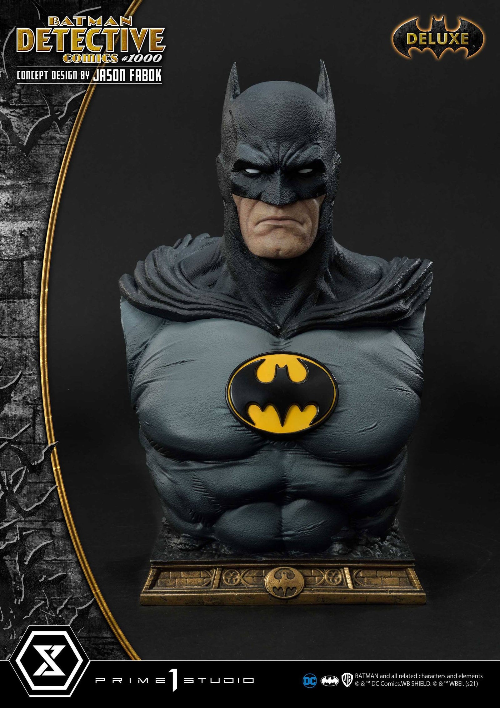 DC Comics Statue Batman Detective Comics #1000 Concept Design by Jason Fabok DX Bonus Ver. 105 cm