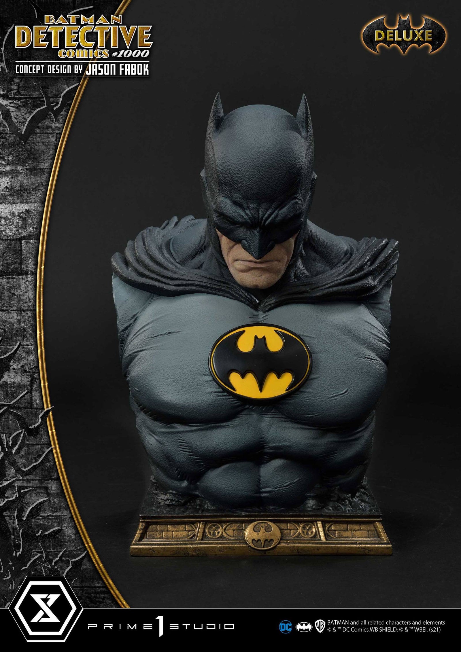 DC Comics Statue Batman Detective Comics #1000 Concept Design by Jason Fabok DX Bonus Ver. 105 cm