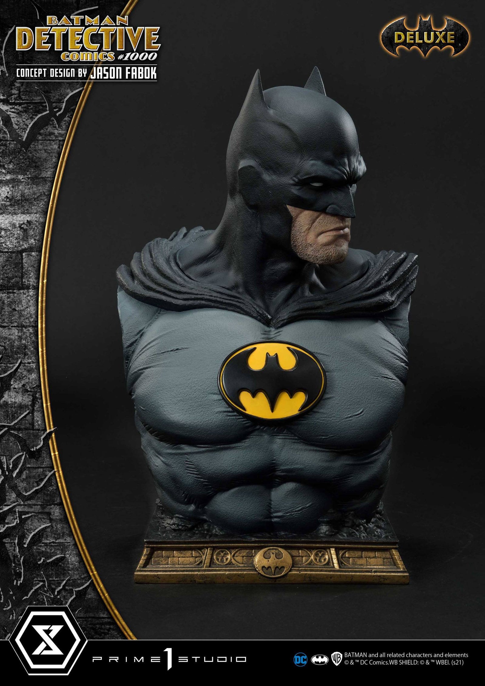 DC Comics Statue Batman Detective Comics #1000 Concept Design by Jason Fabok DX Bonus Ver. 105 cm