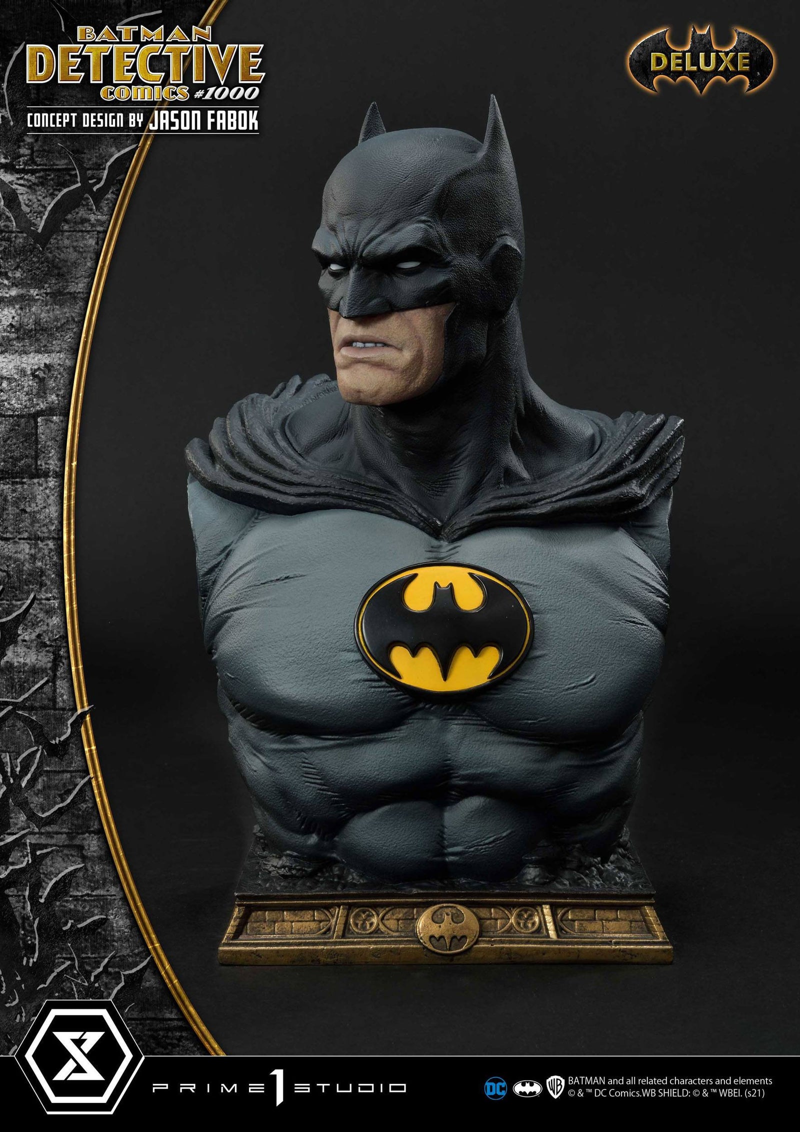 DC Comics Statue Batman Detective Comics #1000 Concept Design by Jason Fabok DX Bonus Ver. 105 cm