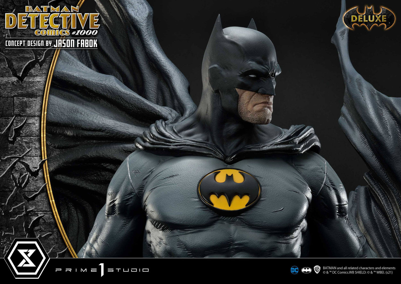 DC Comics Statue Batman Detective Comics #1000 Concept Design by Jason Fabok DX Bonus Ver. 105 cm