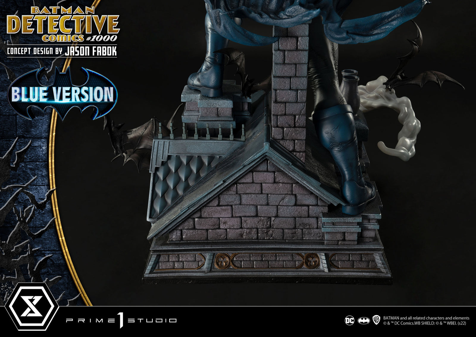 DC Comics Statue Batman Detective Comics #1000 Concept Design by Jason Fabok Blue Version 105 cm