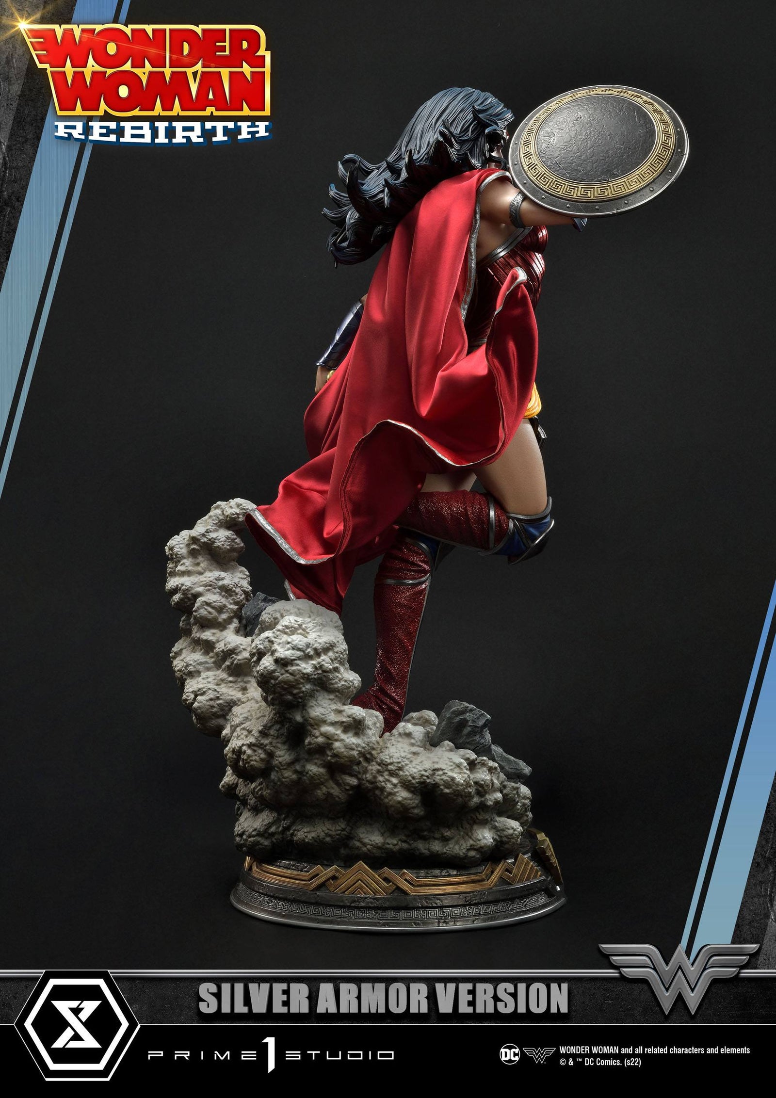 DC Comics Statue 1/3 Wonder Woman Rebirth Silver Armor Version 75 cm