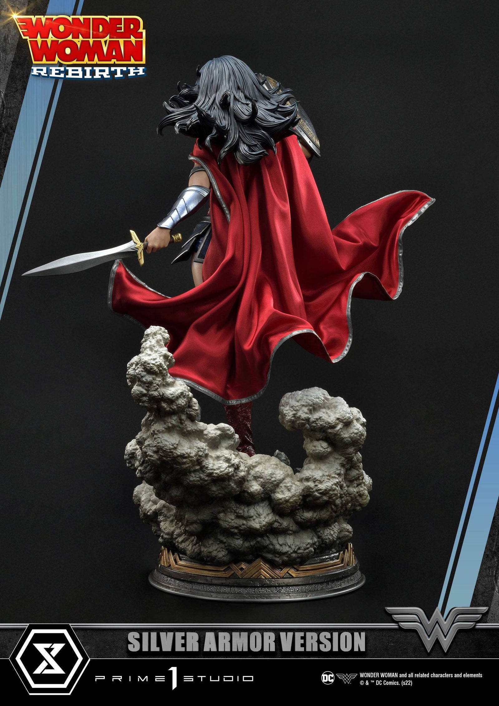 DC Comics Statue 1/3 Wonder Woman Rebirth Silver Armor Version 75 cm