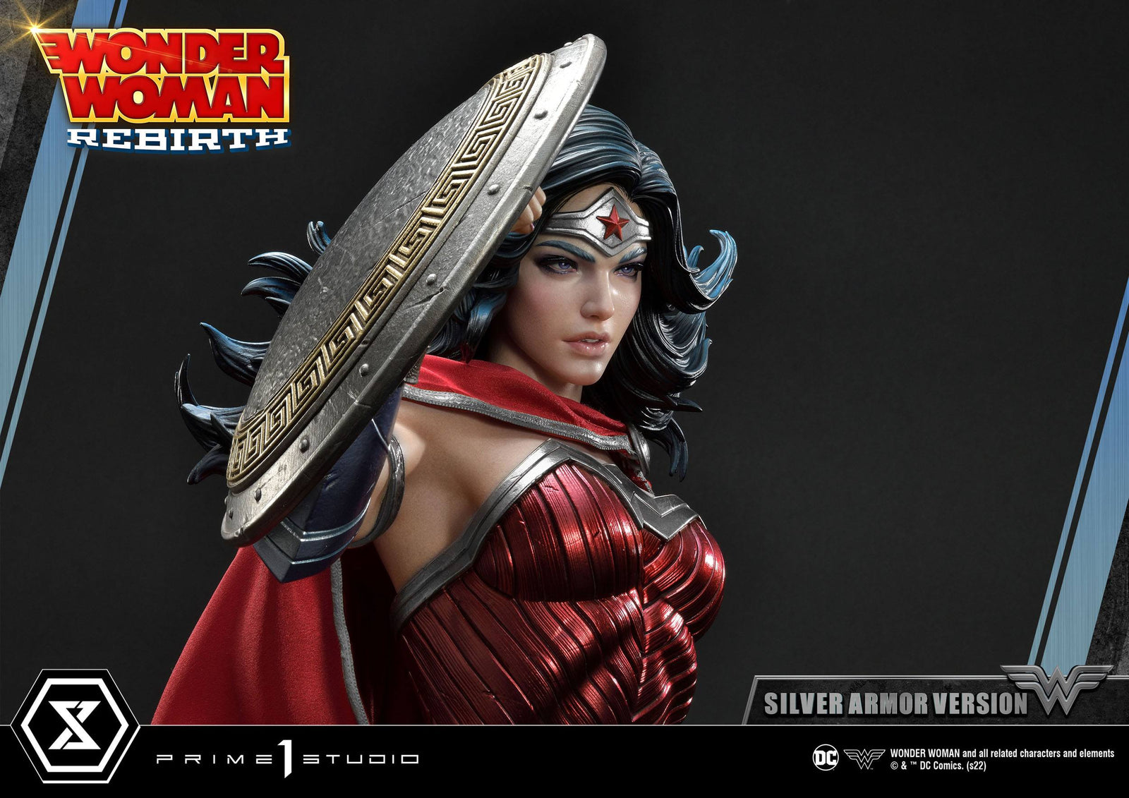 DC Comics Statue 1/3 Wonder Woman Rebirth Silver Armor Version 75 cm