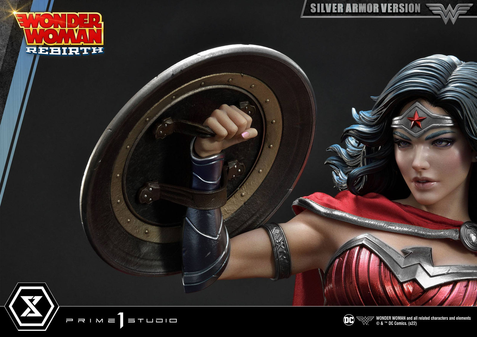 DC Comics Statue 1/3 Wonder Woman Rebirth Silver Armor Version 75 cm