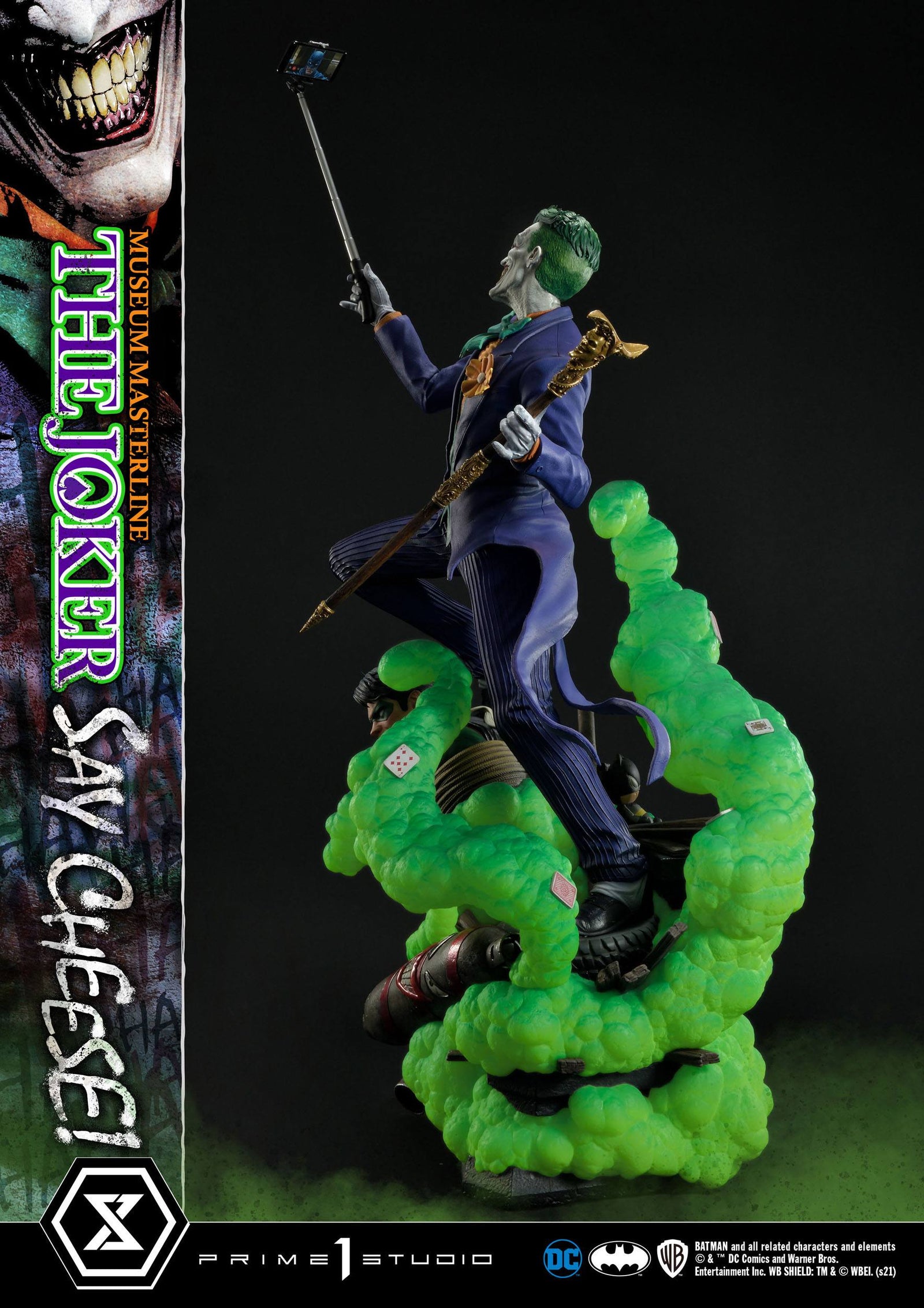 DC Comics Statue 1/3 The Joker Say Cheese 99 cm