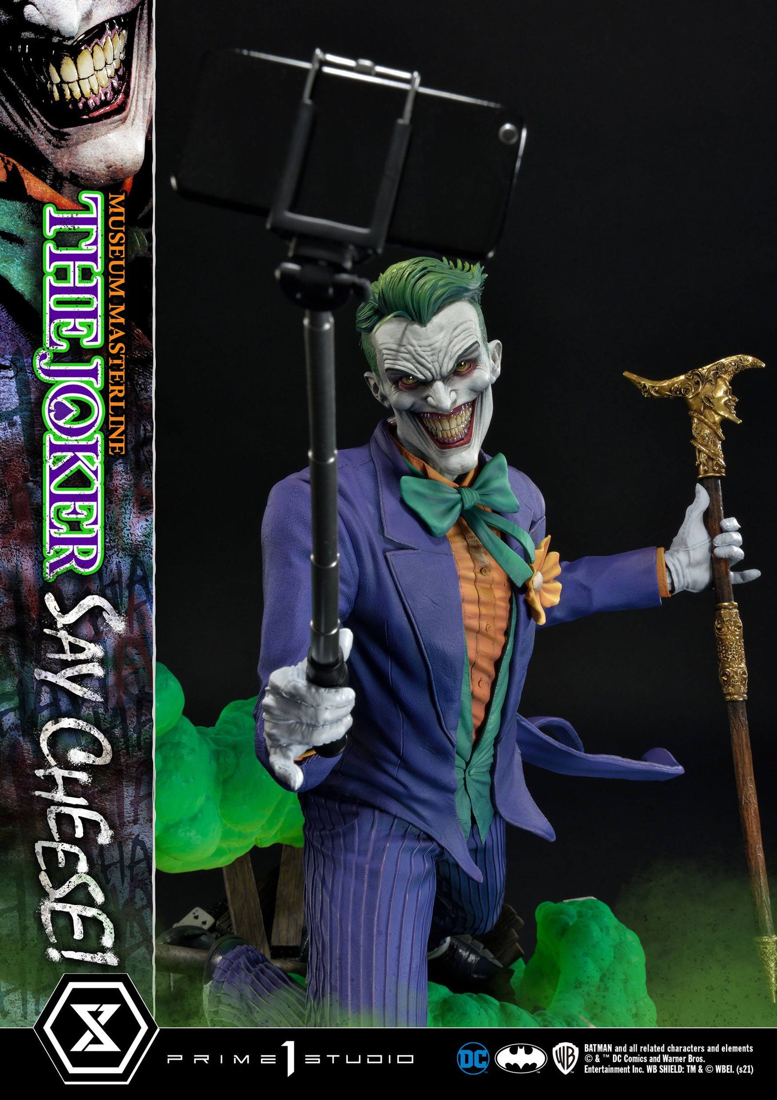 DC Comics Statue 1/3 The Joker Say Cheese 99 cm