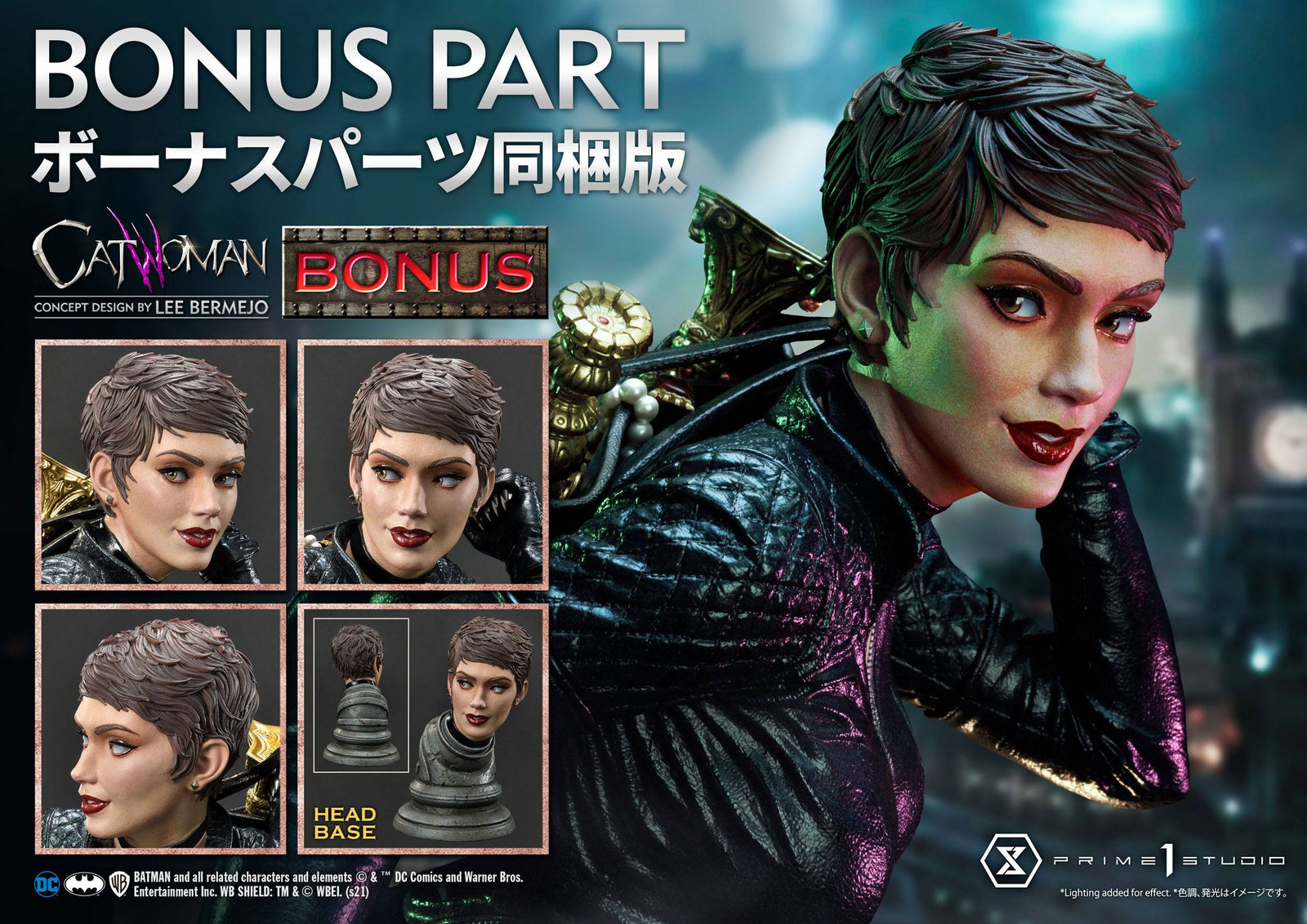 DC Comics Statue 1/3 Catwoman Deluxe Bonus Version Concept Design by Lee Bermejo 69 cm