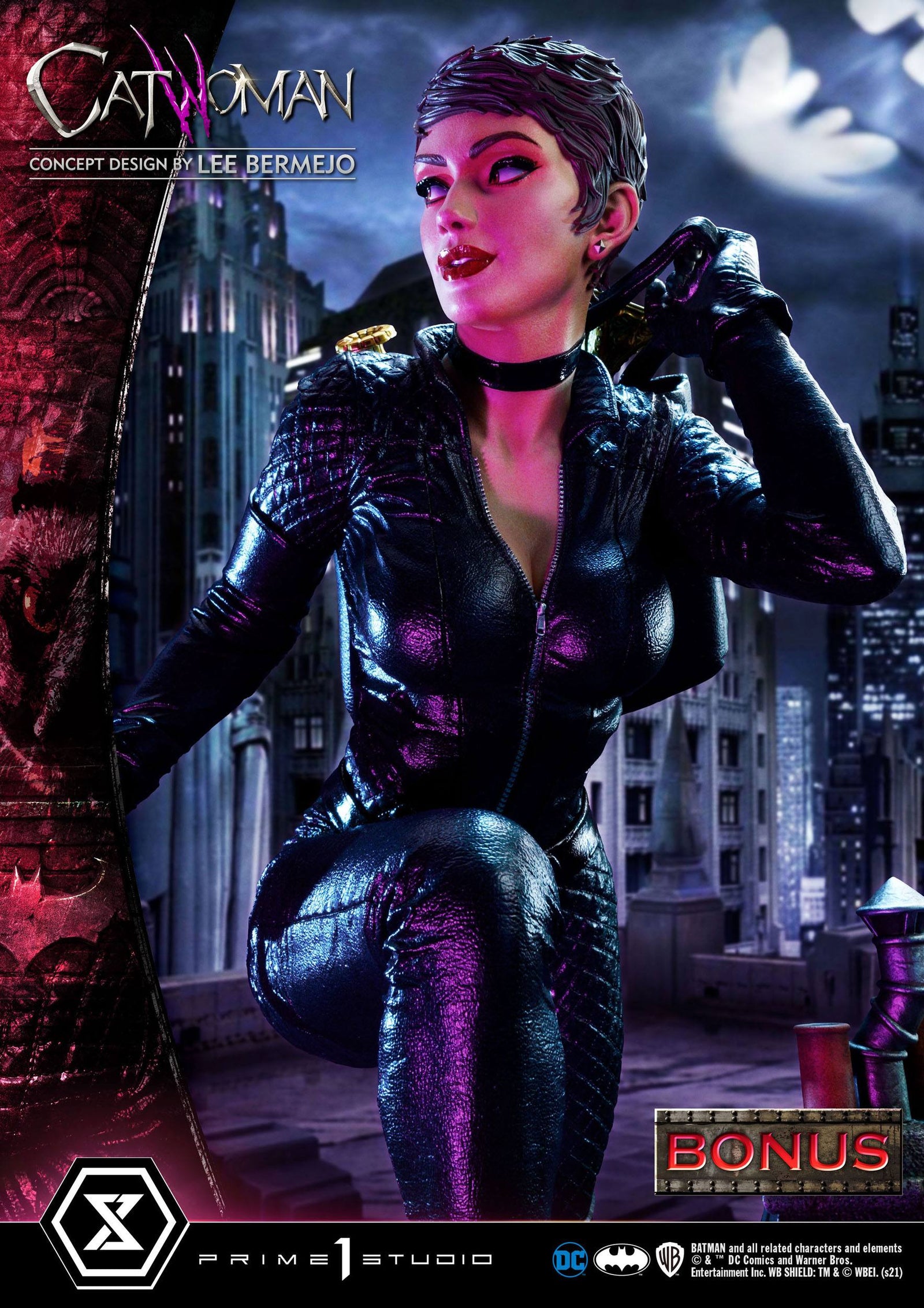 DC Comics Statue 1/3 Catwoman Deluxe Bonus Version Concept Design by Lee Bermejo 69 cm
