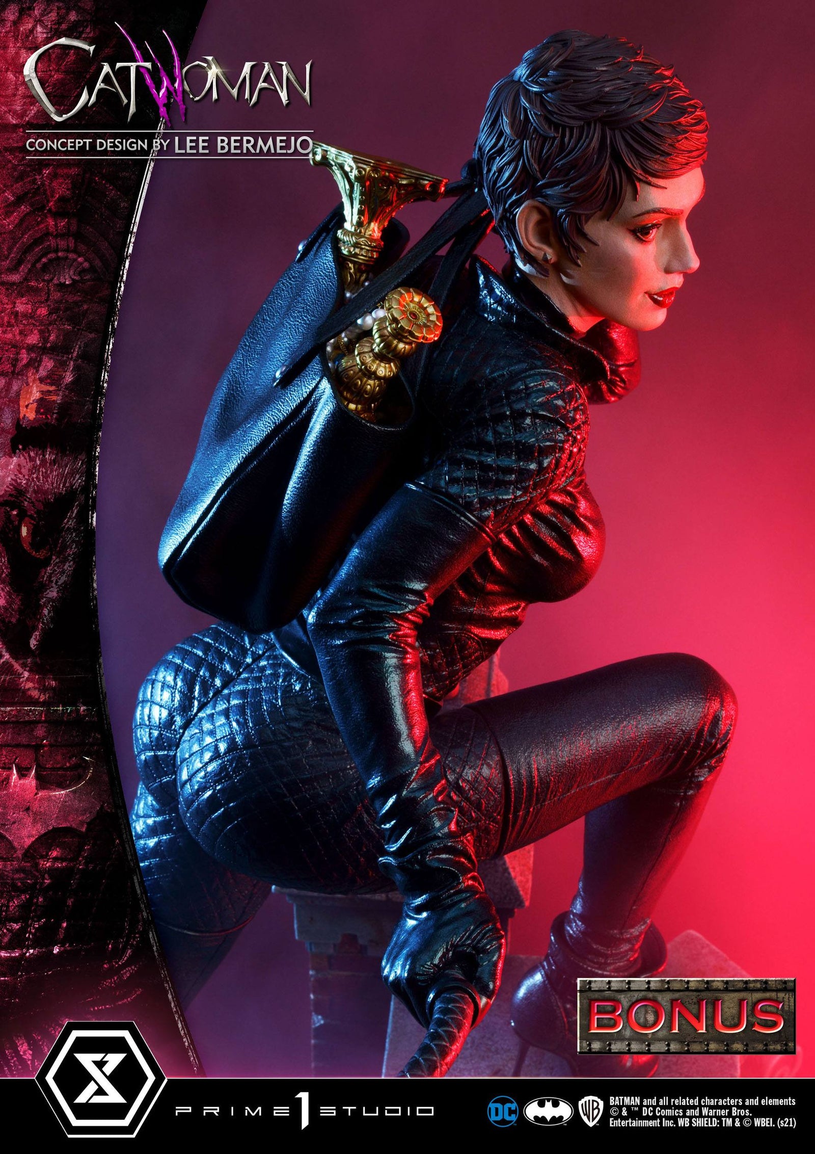 DC Comics Statue 1/3 Catwoman Deluxe Bonus Version Concept Design by Lee Bermejo 69 cm