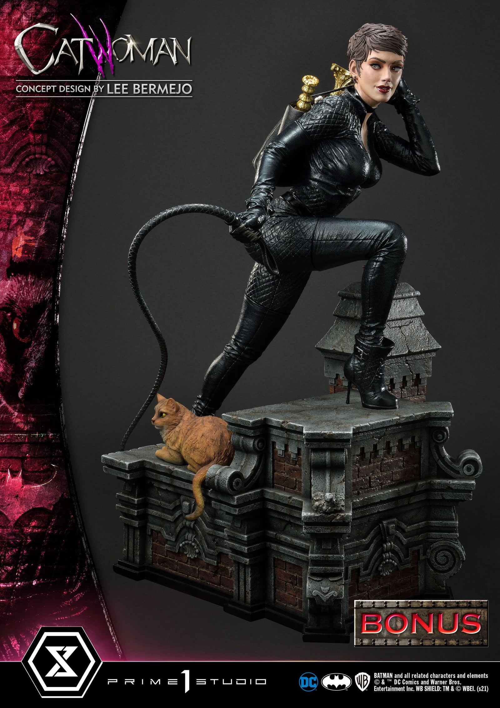 DC Comics Statue 1/3 Catwoman Deluxe Bonus Version Concept Design by Lee Bermejo 69 cm