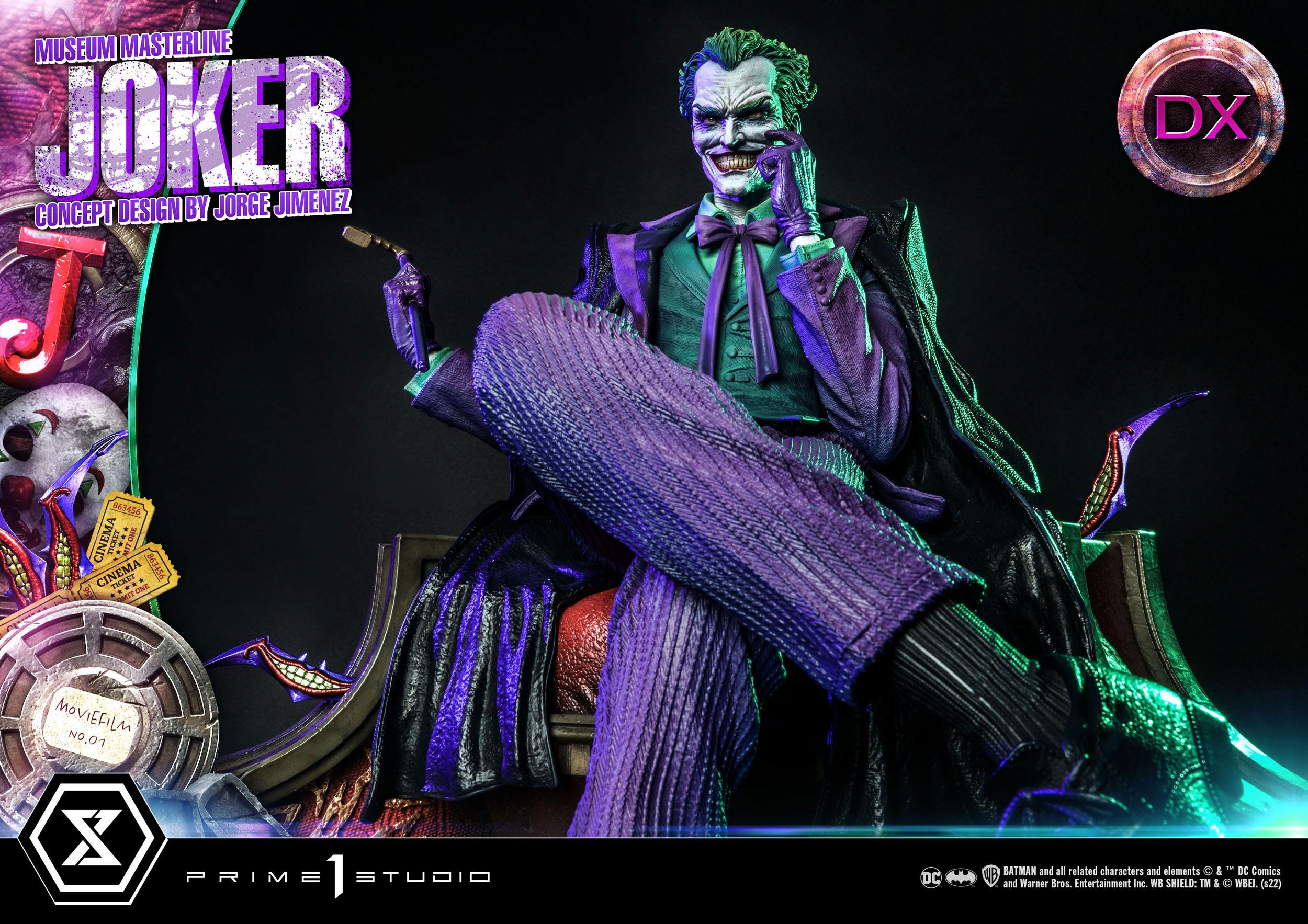 DC Comics Statue 1/3 The Joker Deluxe Bonus Version Concept Design by Jorge Jimenez 53 cm