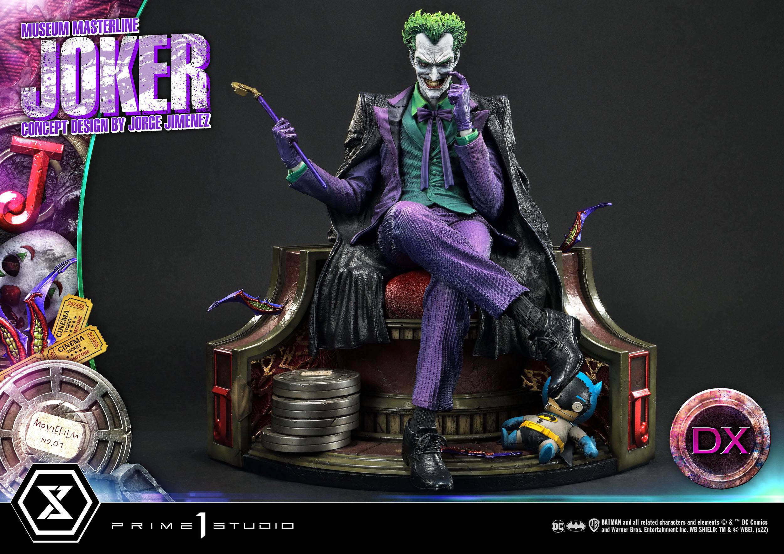 DC Comics Statue 1/3 The Joker Deluxe Bonus Version Concept Design by Jorge Jimenez 53 cm